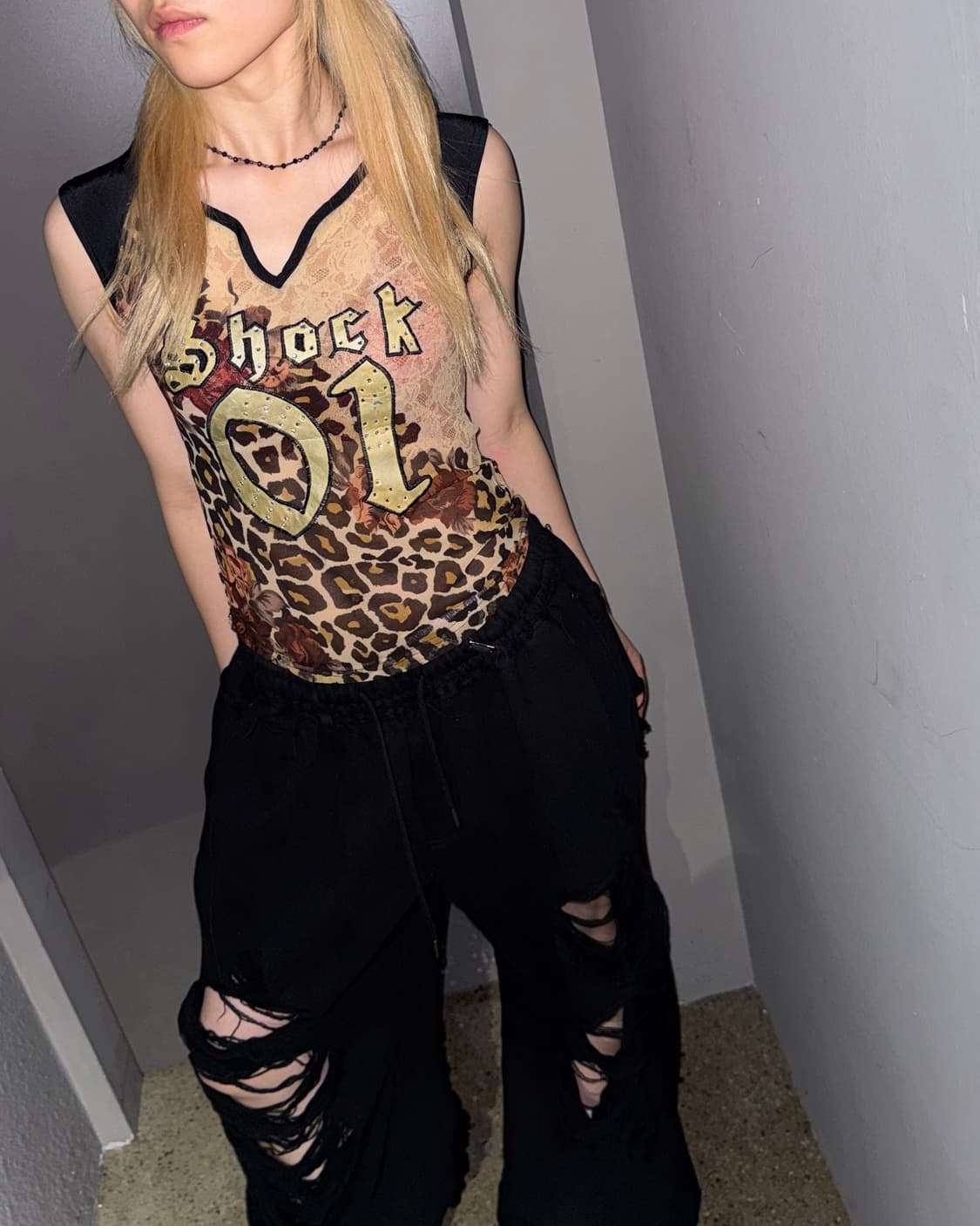 일본빈티지 디테일 슬리브리스  상품이미지3