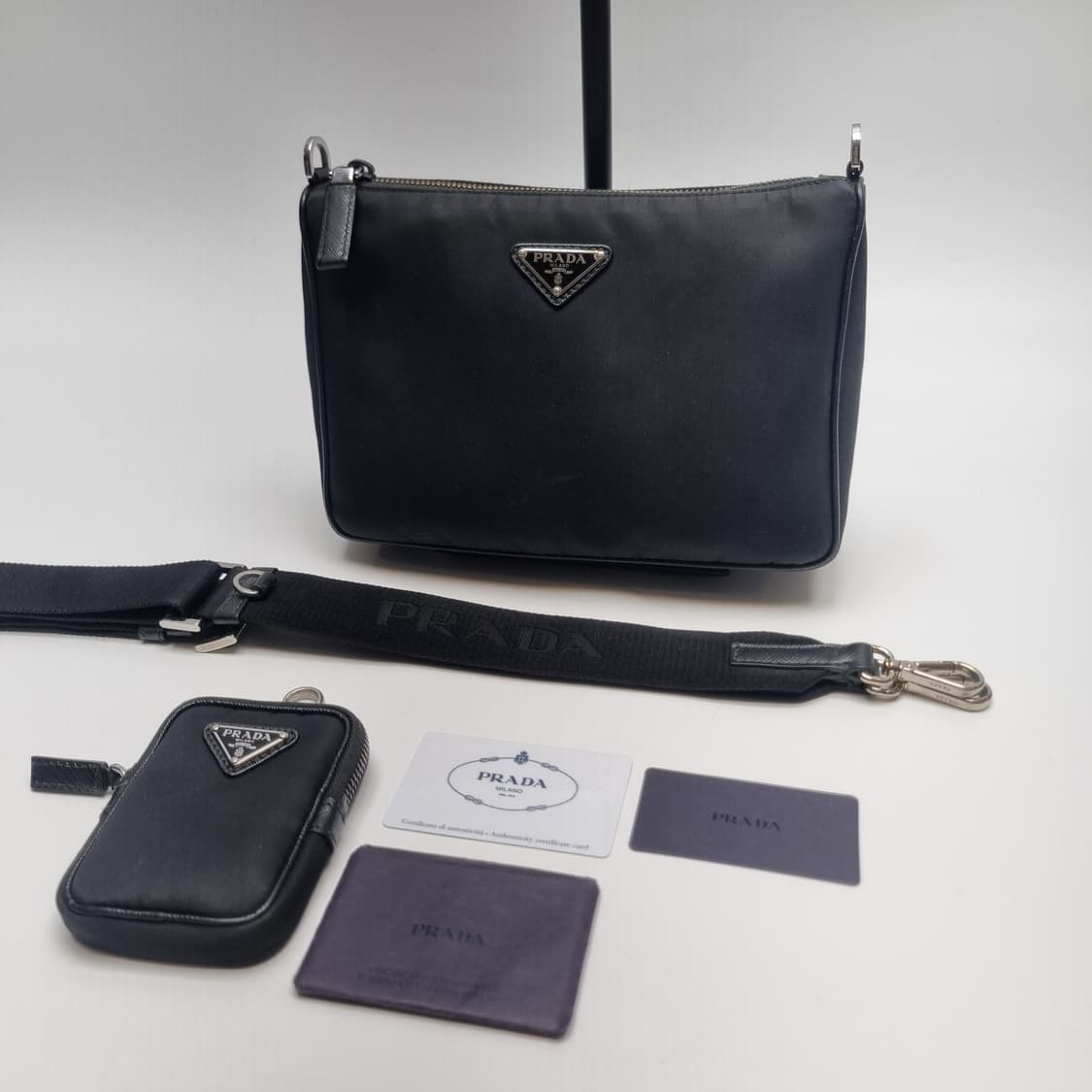 프라다 2VH113 리나일론 및 사피아노 가죽 숄더백 (신세계센텀 구매) 상품이미지2