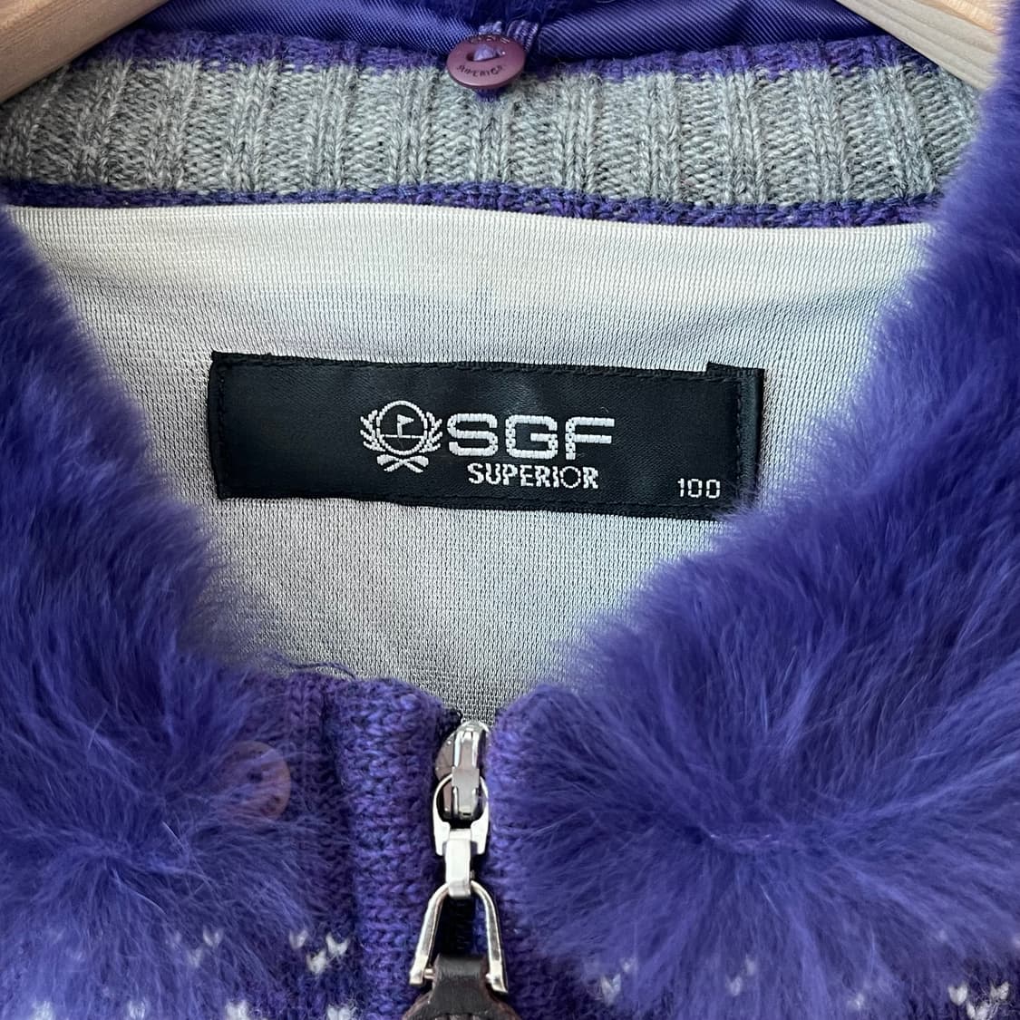 SGF 슈페리어 토끼털 여성 방풍 울니트 100 상품이미지9