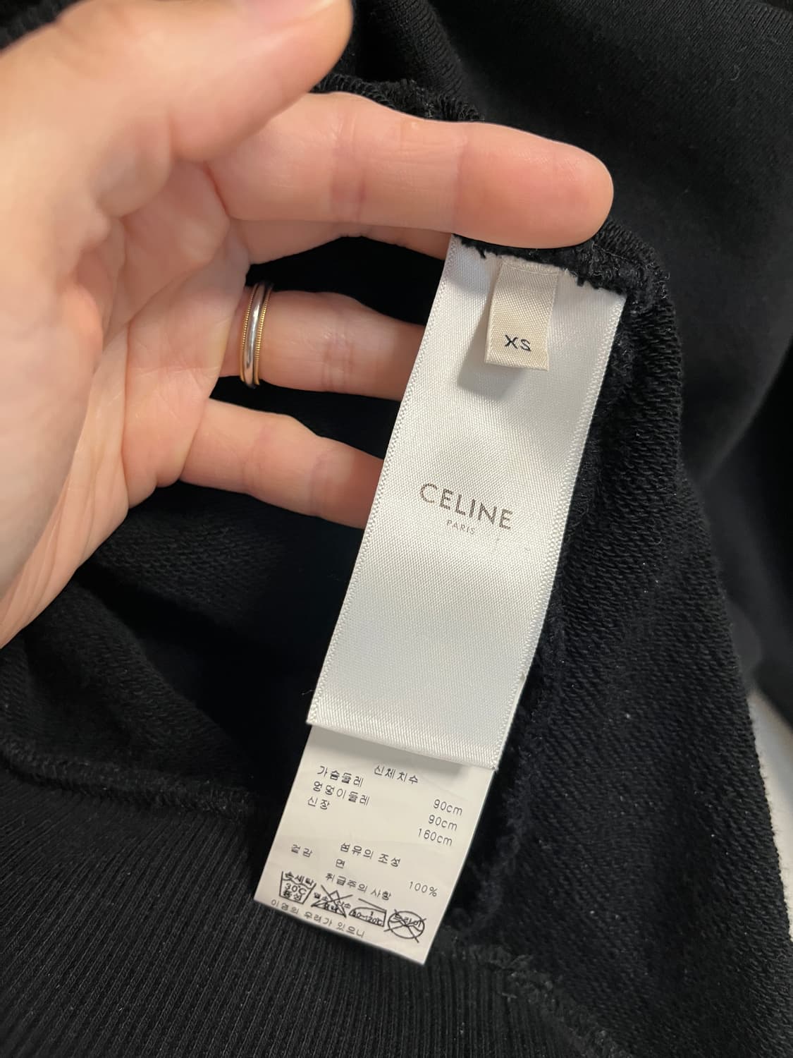 CELINE 루즈 후디 - 코튼 플리스 상품이미지3