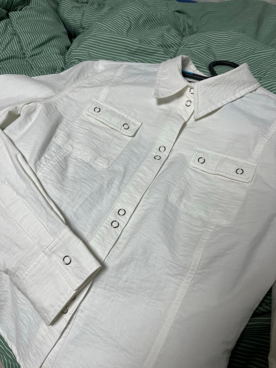 밀로우먼 워크 스냅 셔츠 M 상품이미지3