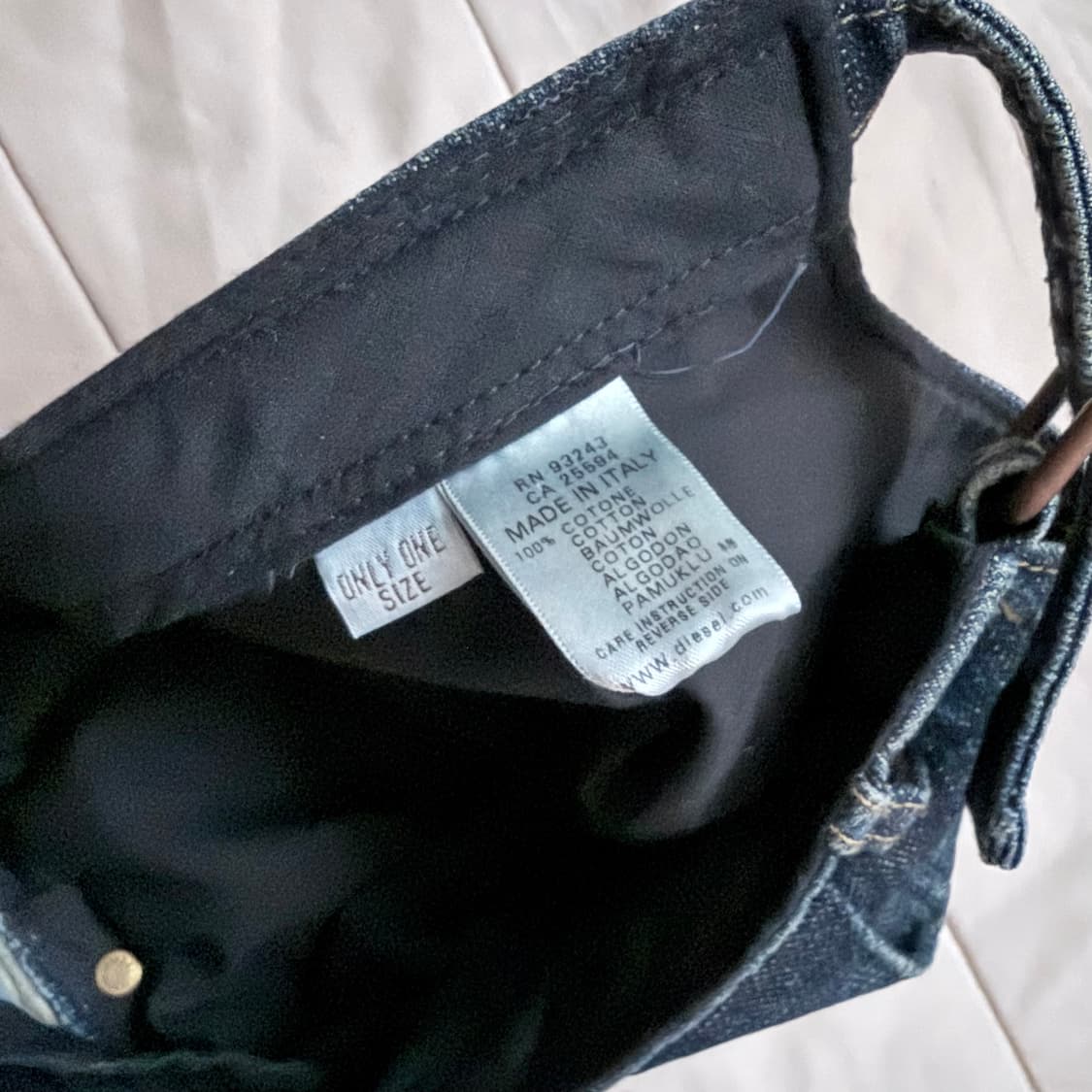 디젤 데님 캡 모자 오네갸루 상품이미지3