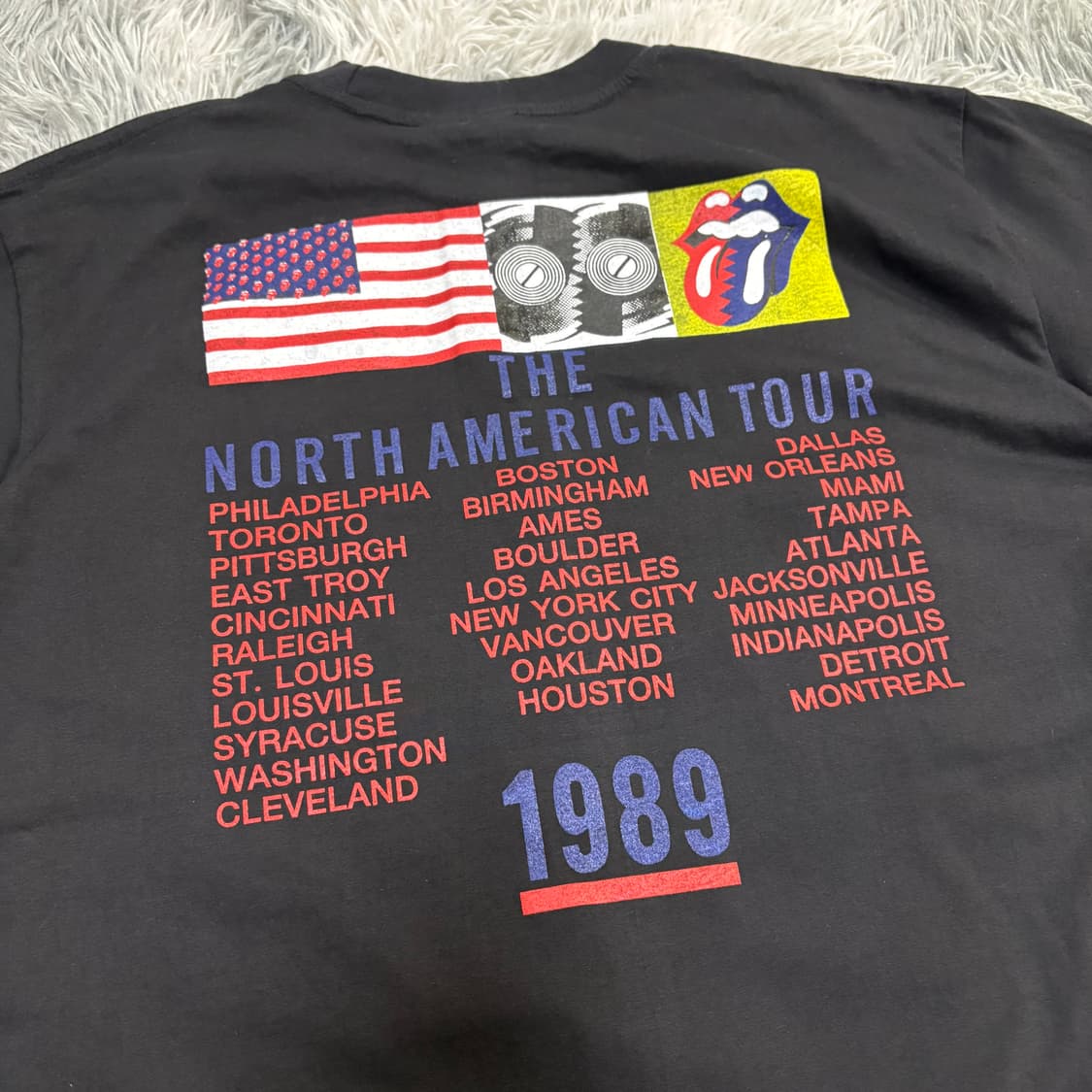 롤링스톤즈 1989 티셔츠 Made in USA 상품이미지4