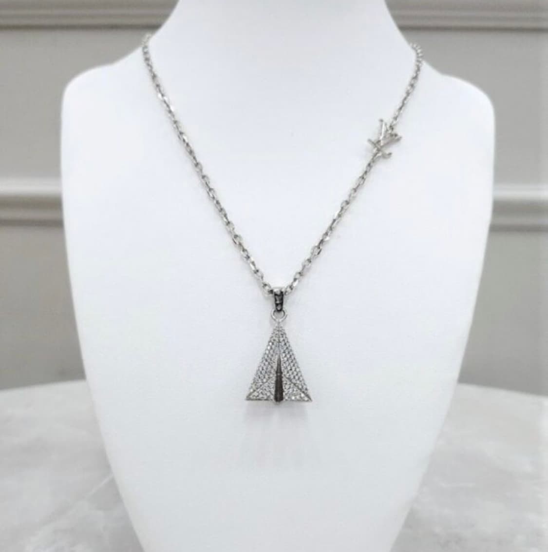 루이비통 LV 페어플레인 큐빅 목걸이 (정품) OS사이즈 상품이미지1