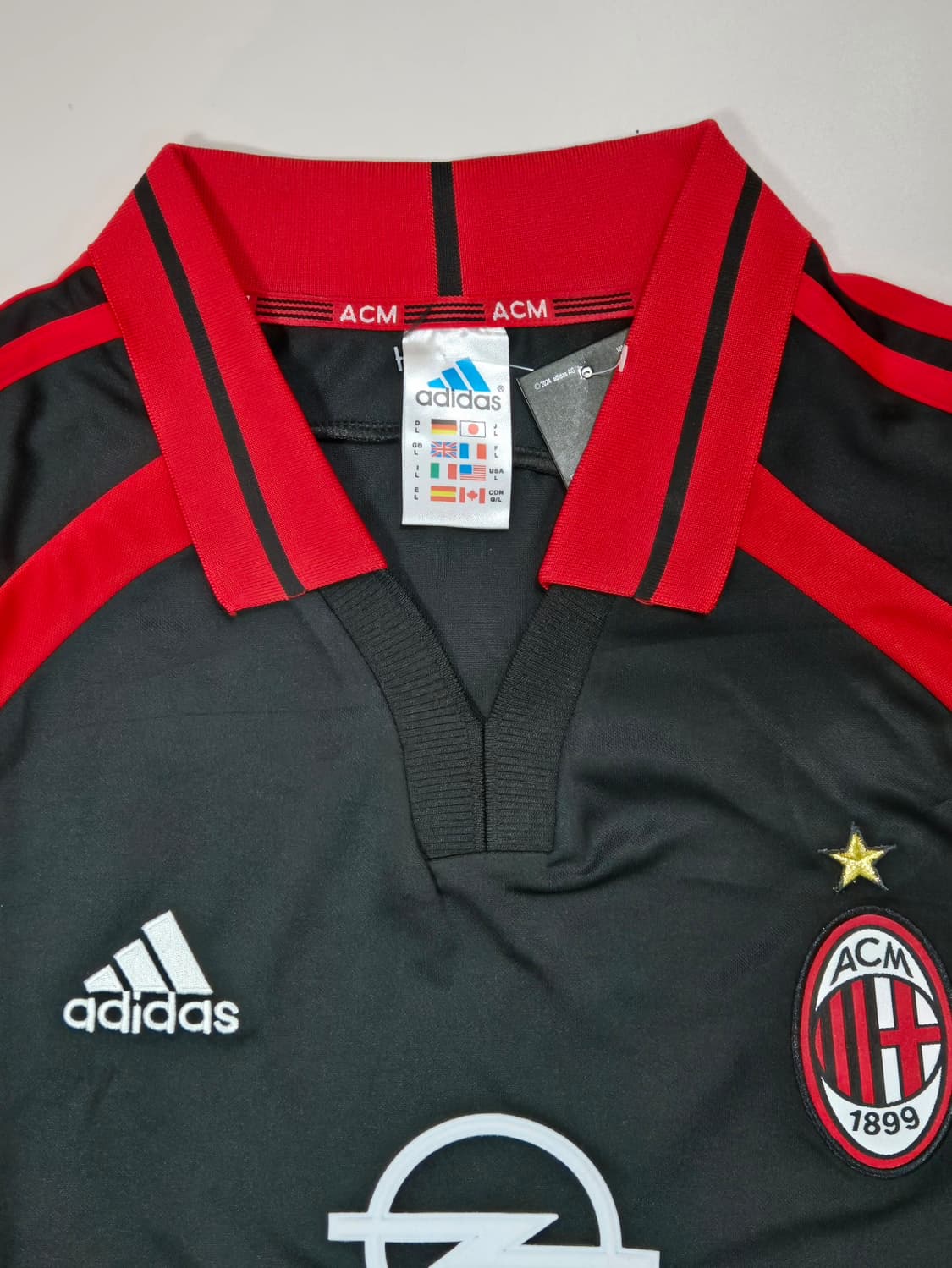 00-01 AC밀란 홈킷 셰브첸코 유니폼 레플리카 L사이즈 상품이미지3