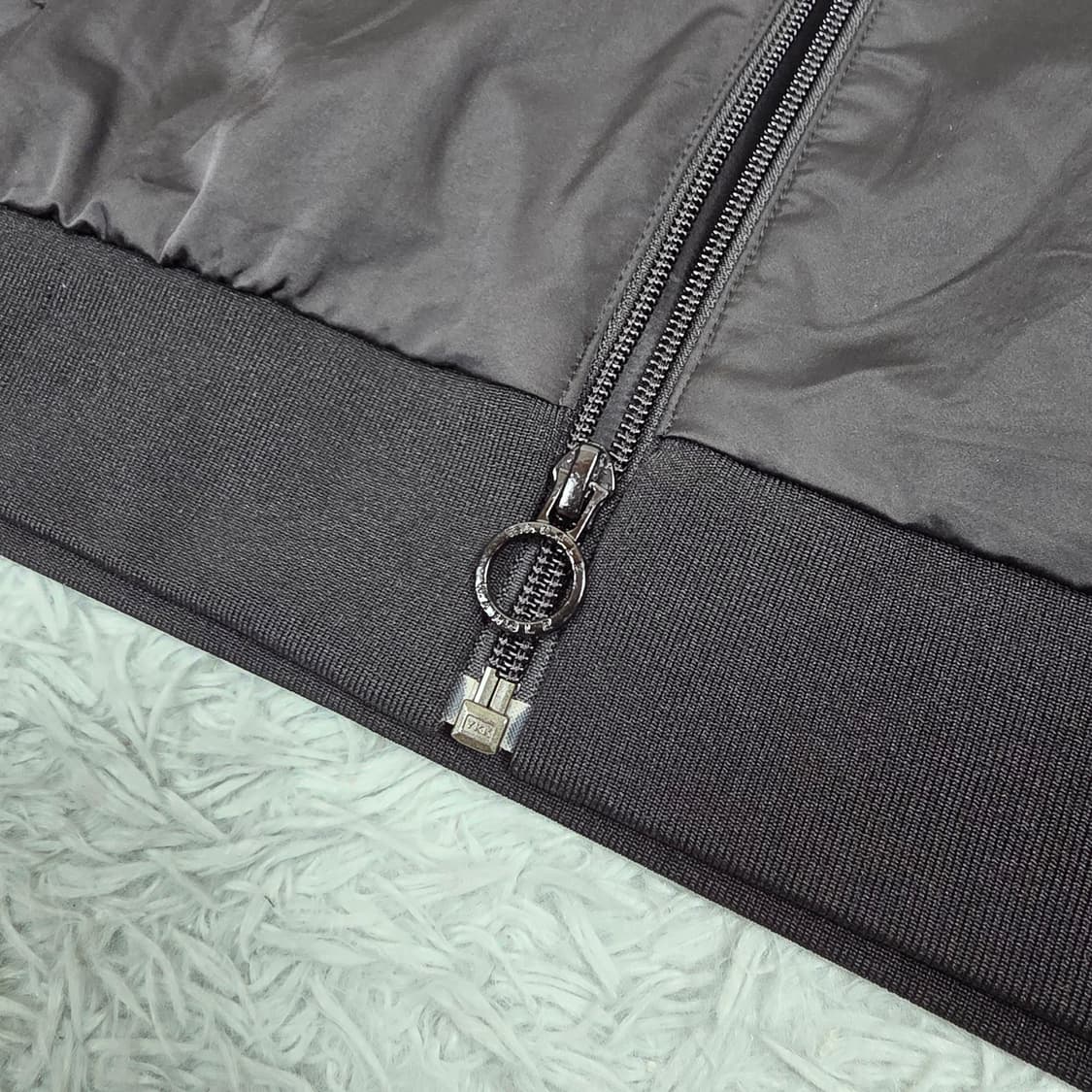 와이드앵글 여성 비즈로고 벨벳배색 트랙자켓 90 상품이미지6