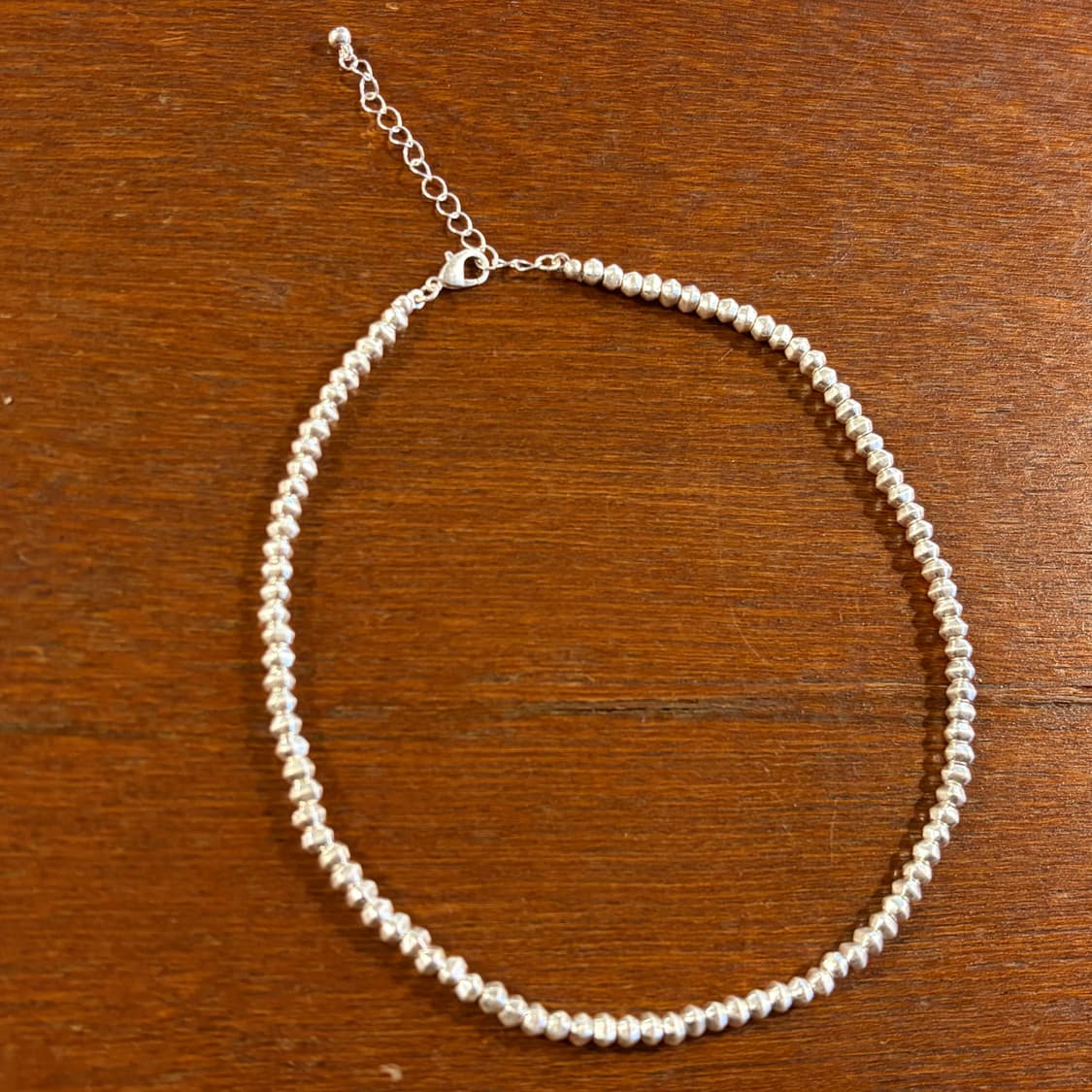 새상품 신주 실버코팅 육각 목걸이 상품이미지2