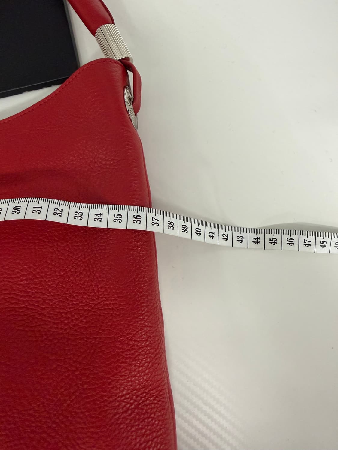 정품) LANCEL 란셀 가죽 숄더백 레드  상품이미지9