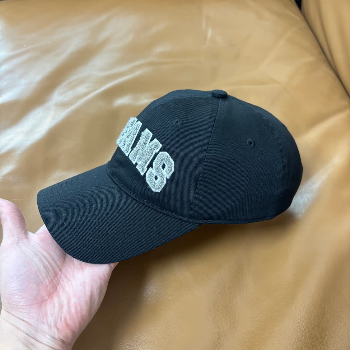 Beams 빔스 빔즈 6패널 볼캡 모자 워시드 블랙 상품이미지4