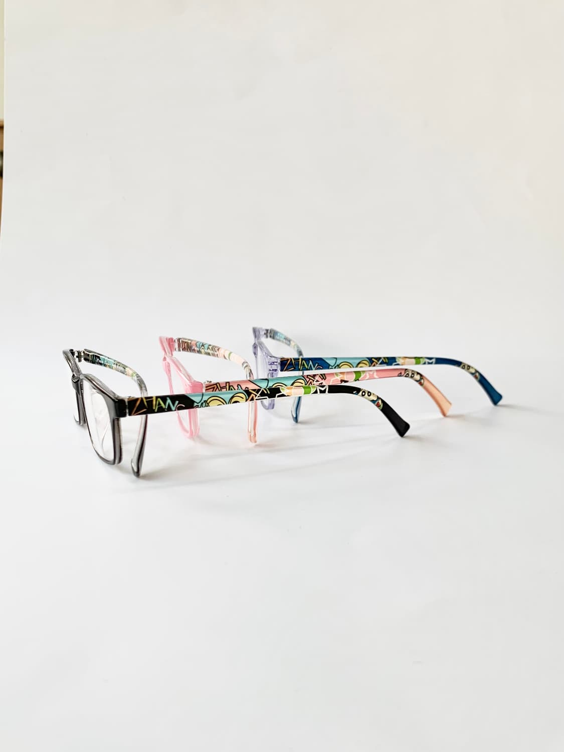 [픽키-630] 애니메이션 짱구 사각 안경 블랙  상품이미지3