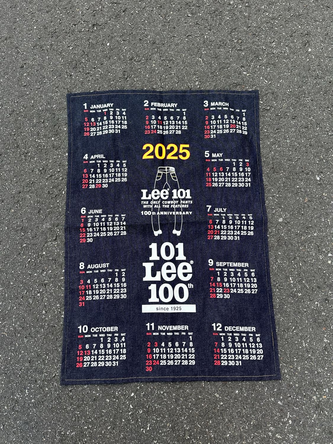 [리] •Lee Denim Calendar 상품이미지1