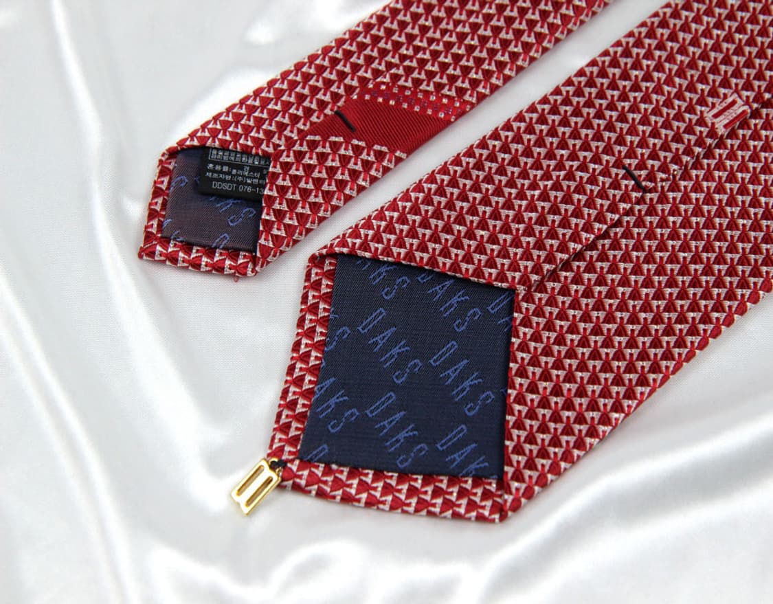 닥스 8cm S등급 큐빅 남자 명품 넥타이 상품이미지4