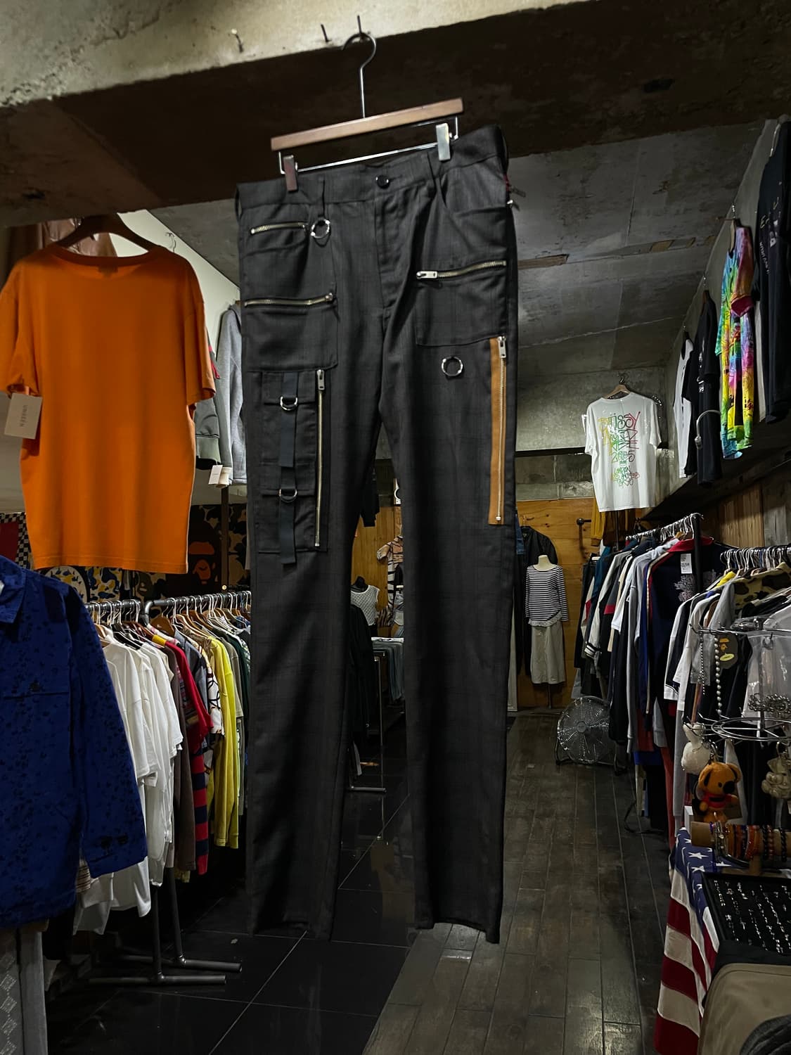 19ss UNDERCOVER 언더커버 멀티 체크 팬츠 상품이미지1