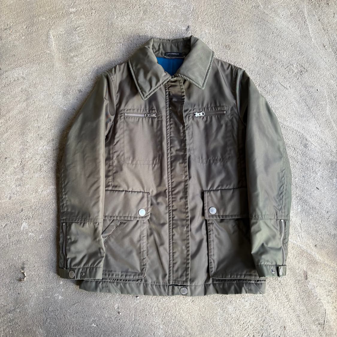 씨피컴퍼니 올리브 나일론 사파리 자켓 상품이미지4