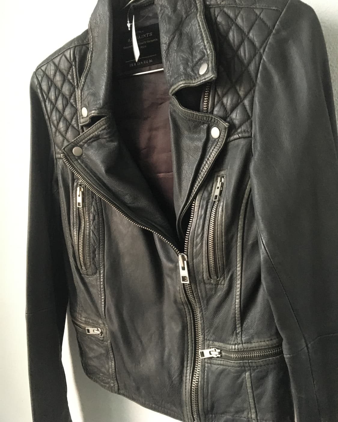All saints leather rider jacket 상품이미지6