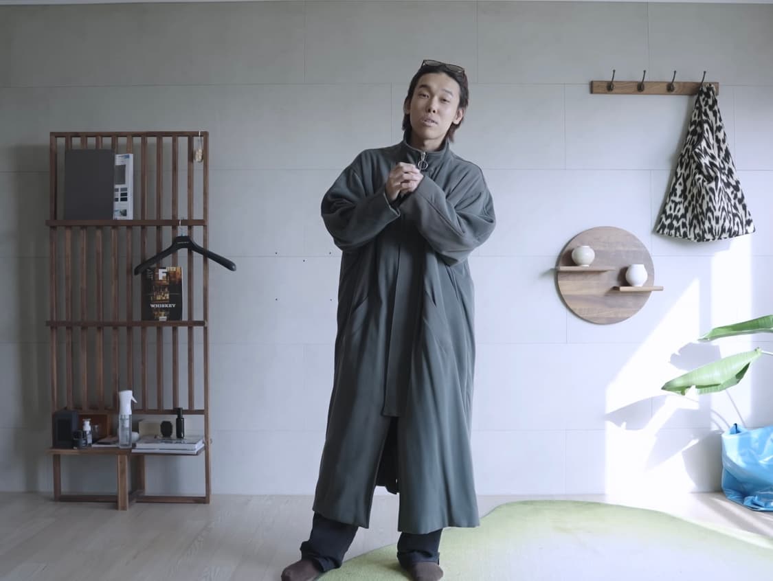 [M] 마리아노 sleepingbag coat 벤지나 그레이 상품이미지1