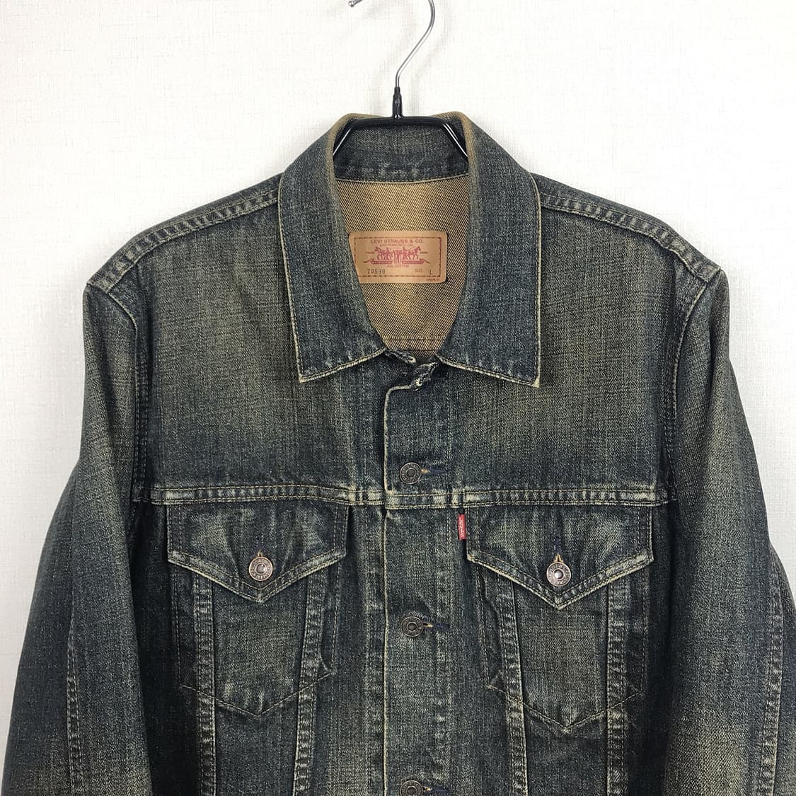 리바이스 Levi's 일본판 트러커 데님 자켓 남성L (95) 상품이미지3