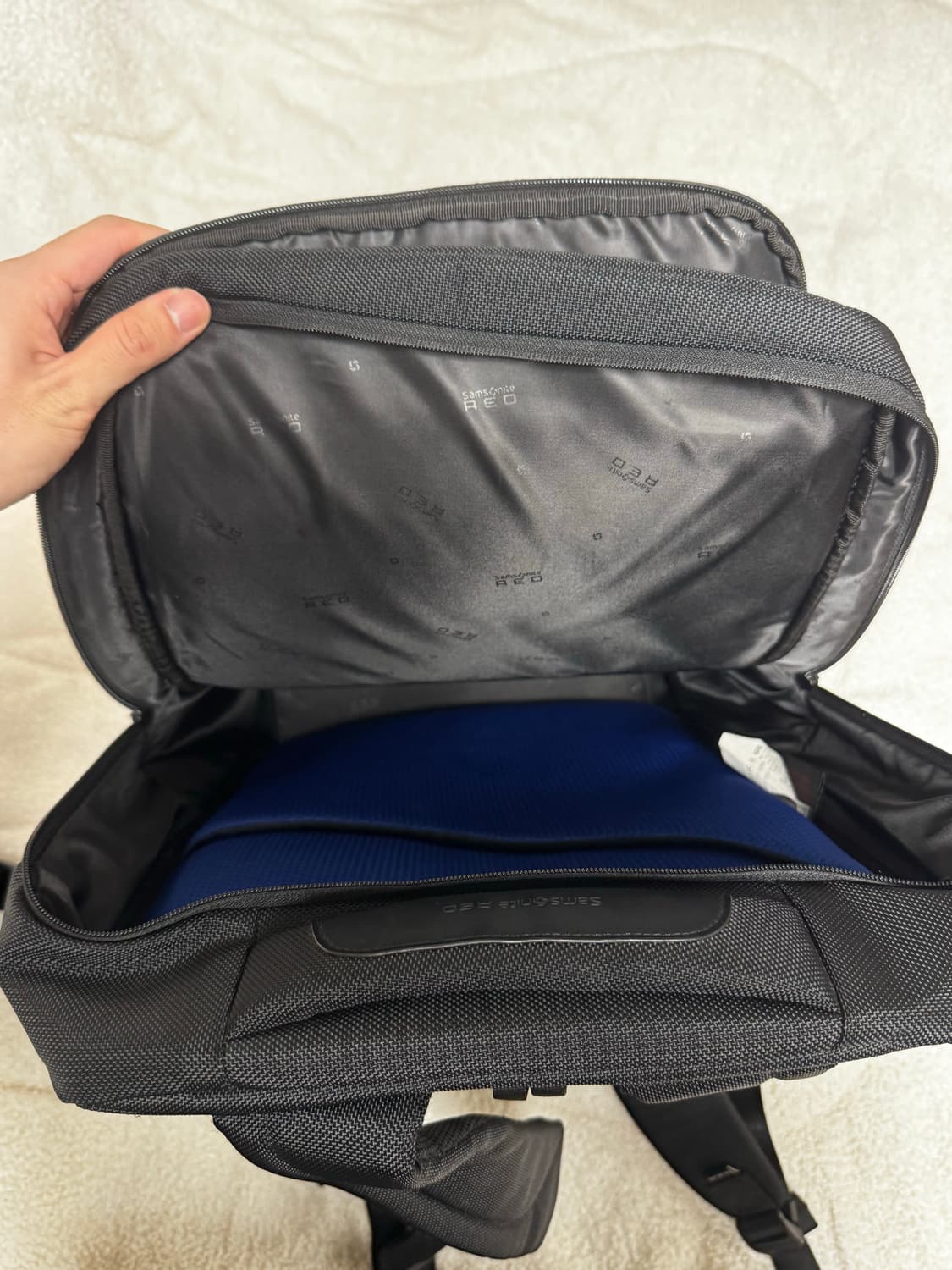 (판매가 21만원)쌤소나이트 레드 KLEEVE 클레브 블랙 백팩 상품이미지9