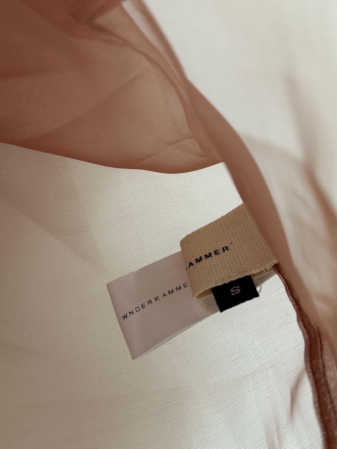 분더캄머 오간자 레이어드 블라우스 상품이미지4