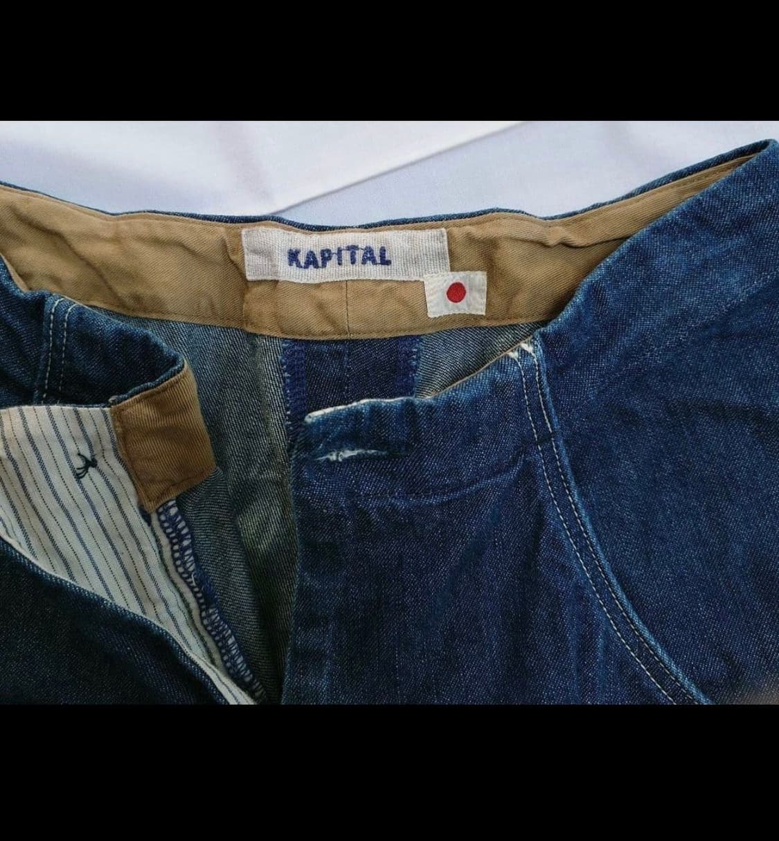 캐피탈 데님 가우초 팬츠 상품이미지4