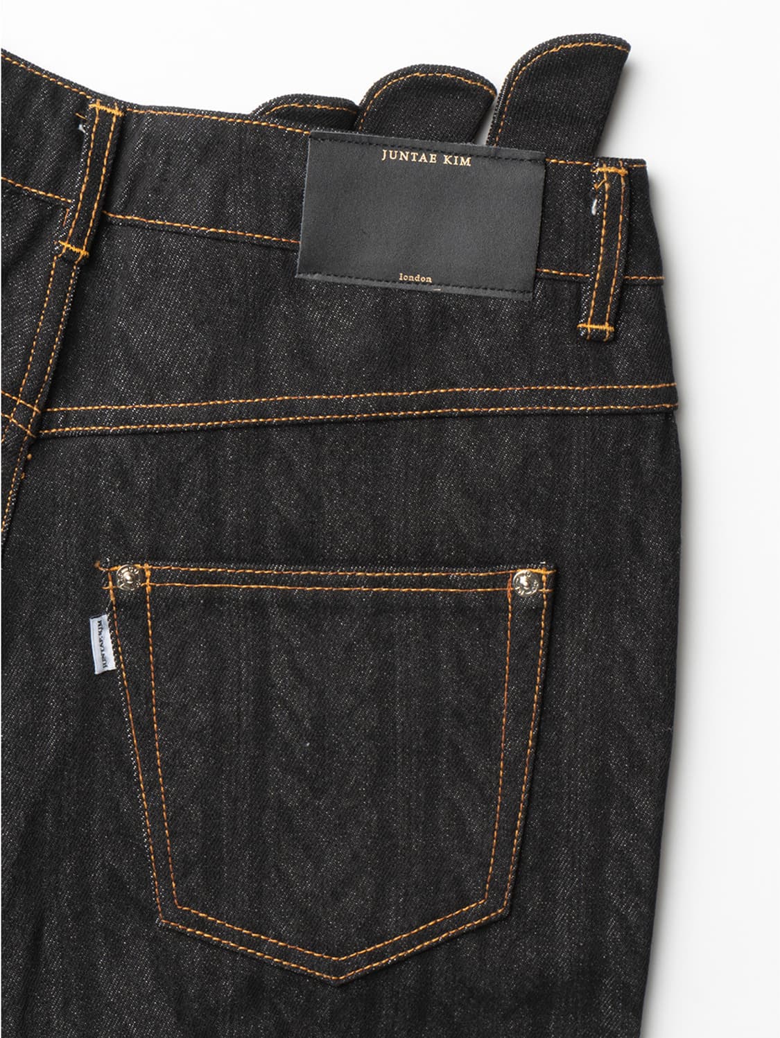 AW23/LASER-WASHED GATHERED CORSET DENIM 상품이미지6