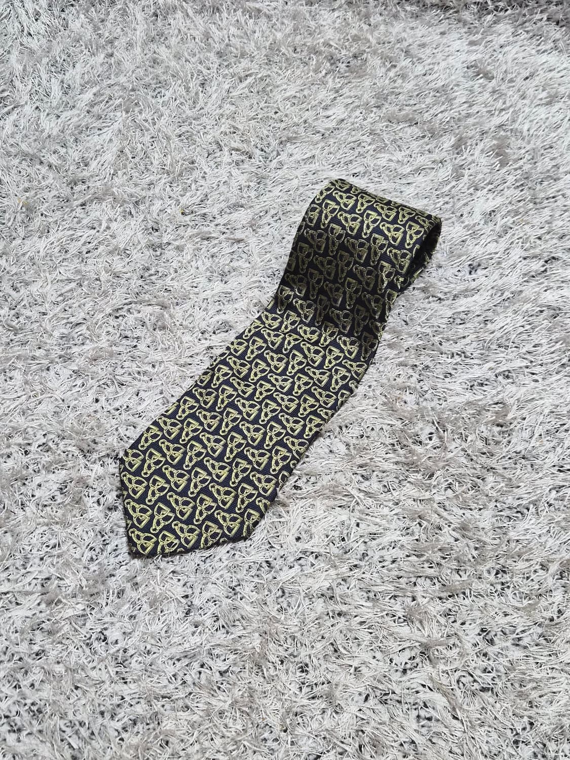 버버리Burberry 금장 패턴 넥타이 Free - N34 상품이미지1