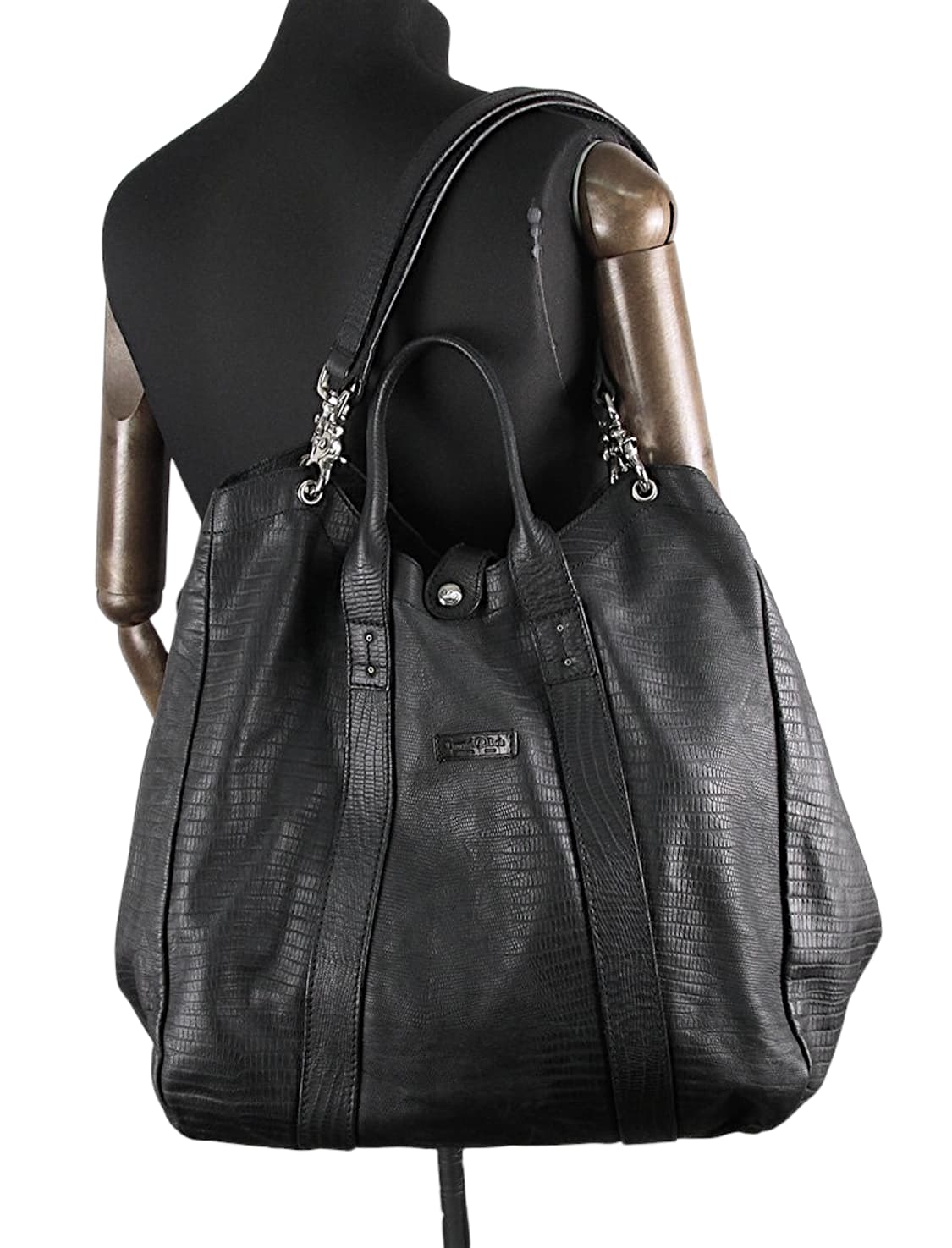 다니엘앤밥 카프스킨 크로크형압 토트백 상품이미지5