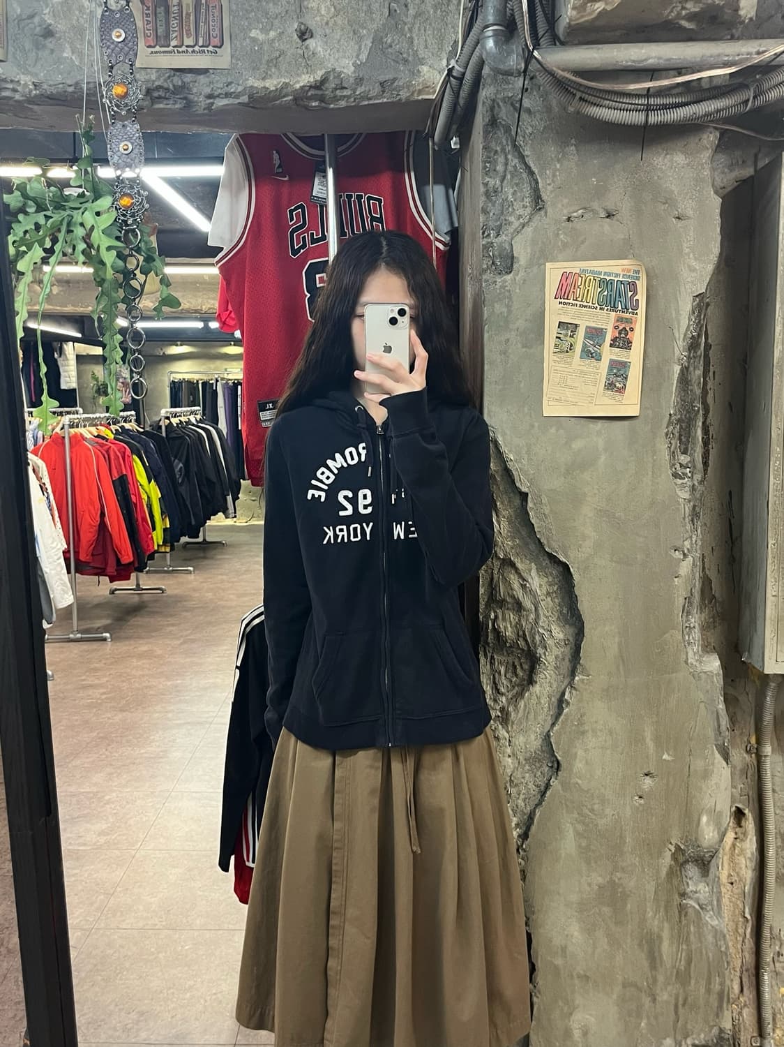 아베크롬비 후드집업 네이비 L #csz1924 상품이미지2