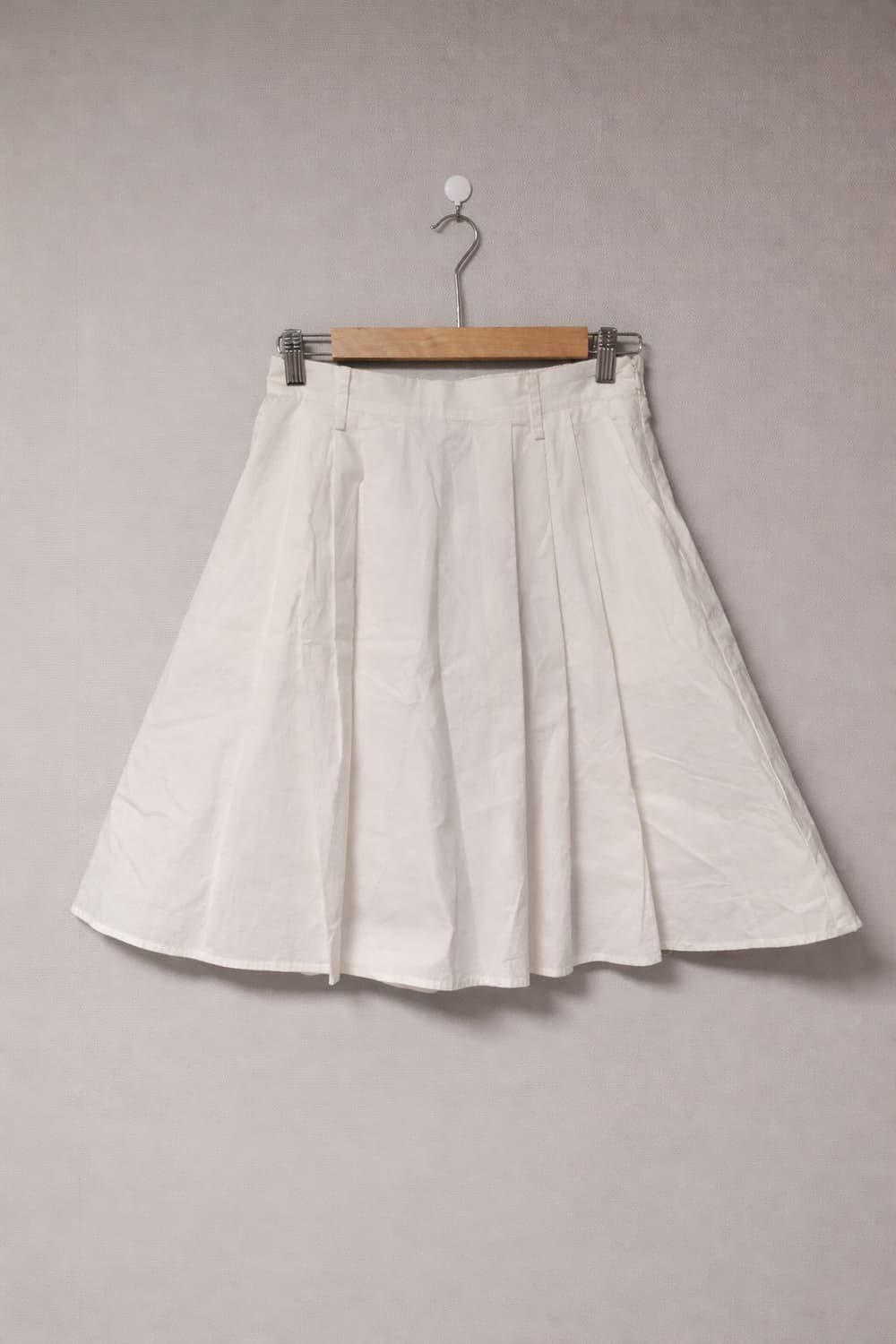 빈티지 화이트 플레어 스커트 상품이미지2