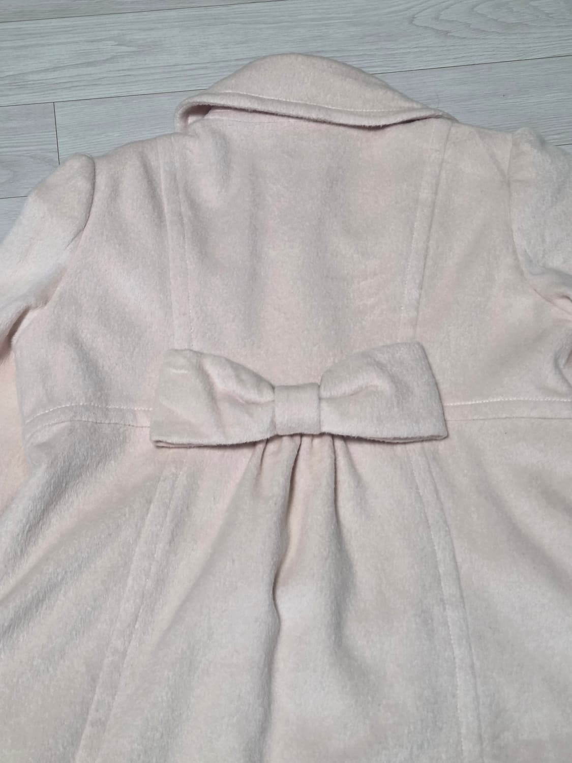 연핑크 갸루 코트 상품이미지2