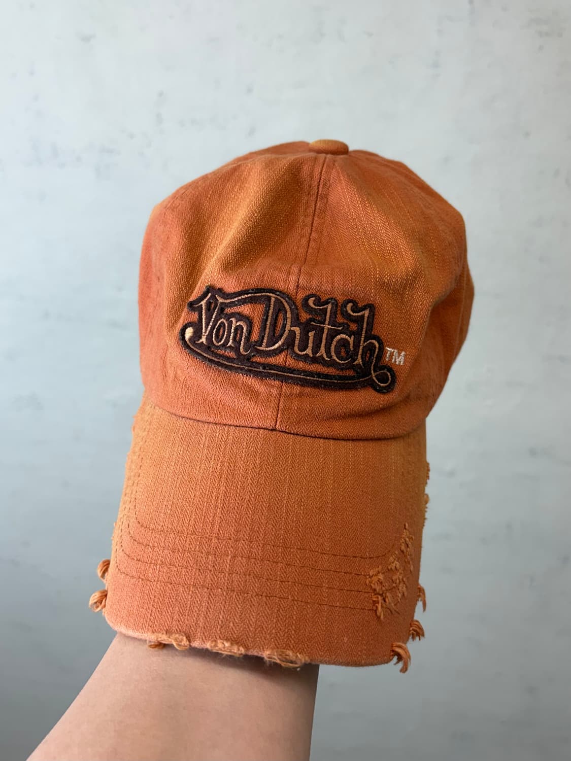 Von dutch 본더치 빈티지 y2k 워싱 볼캡 상품이미지1