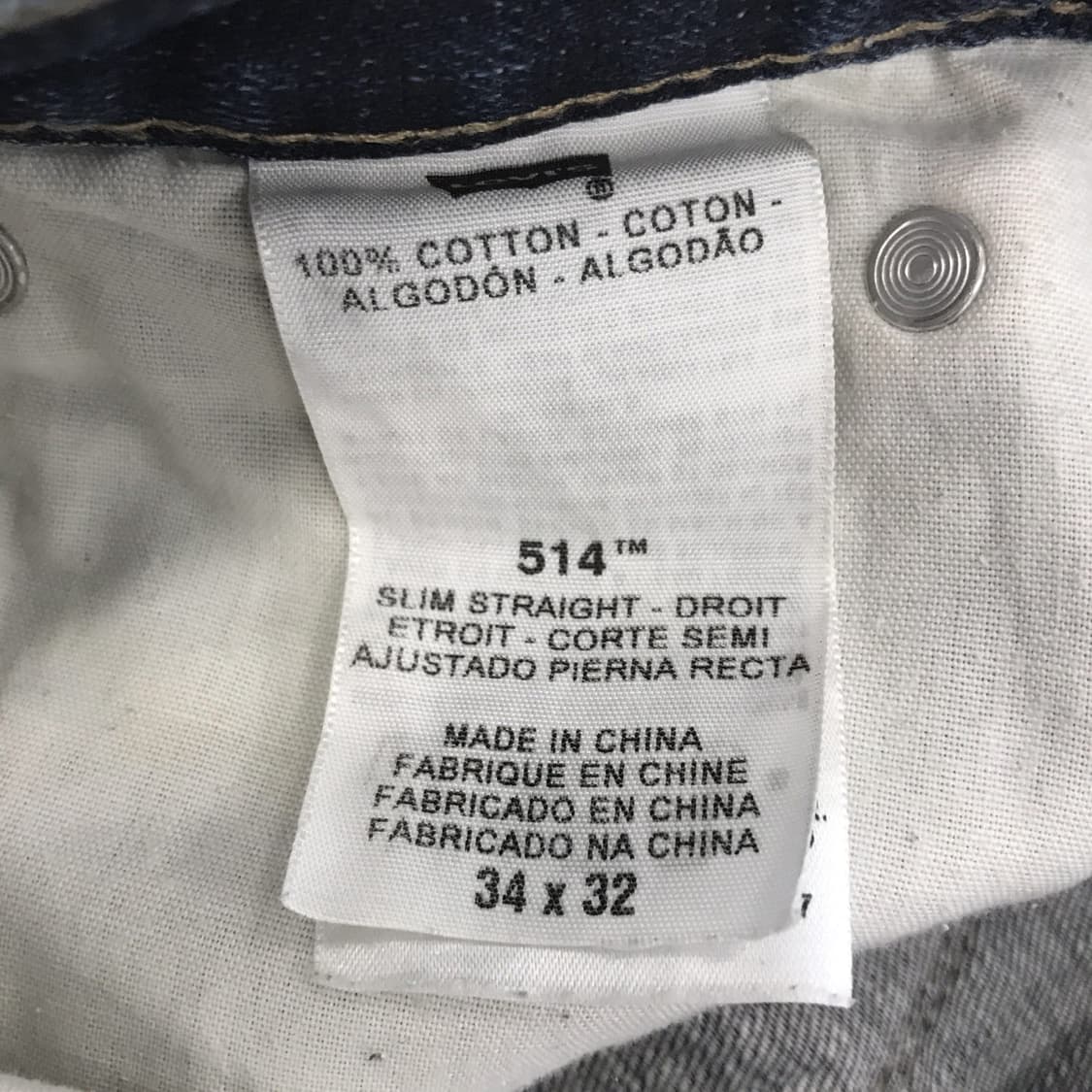 리바이스 514 스트레이트 워시드데님 [34인치] 상품이미지5