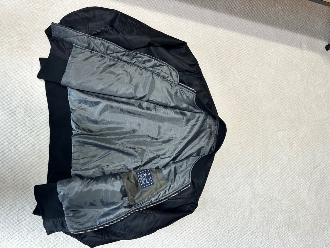 제멋 리치오버 MA-1 자켓 블랙 2XL 상품이미지2