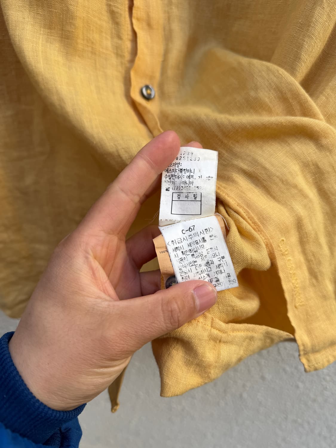 2000s C.P.COMPANY LINEN 올드 씨피컴퍼니 린넨셔츠 상품이미지7