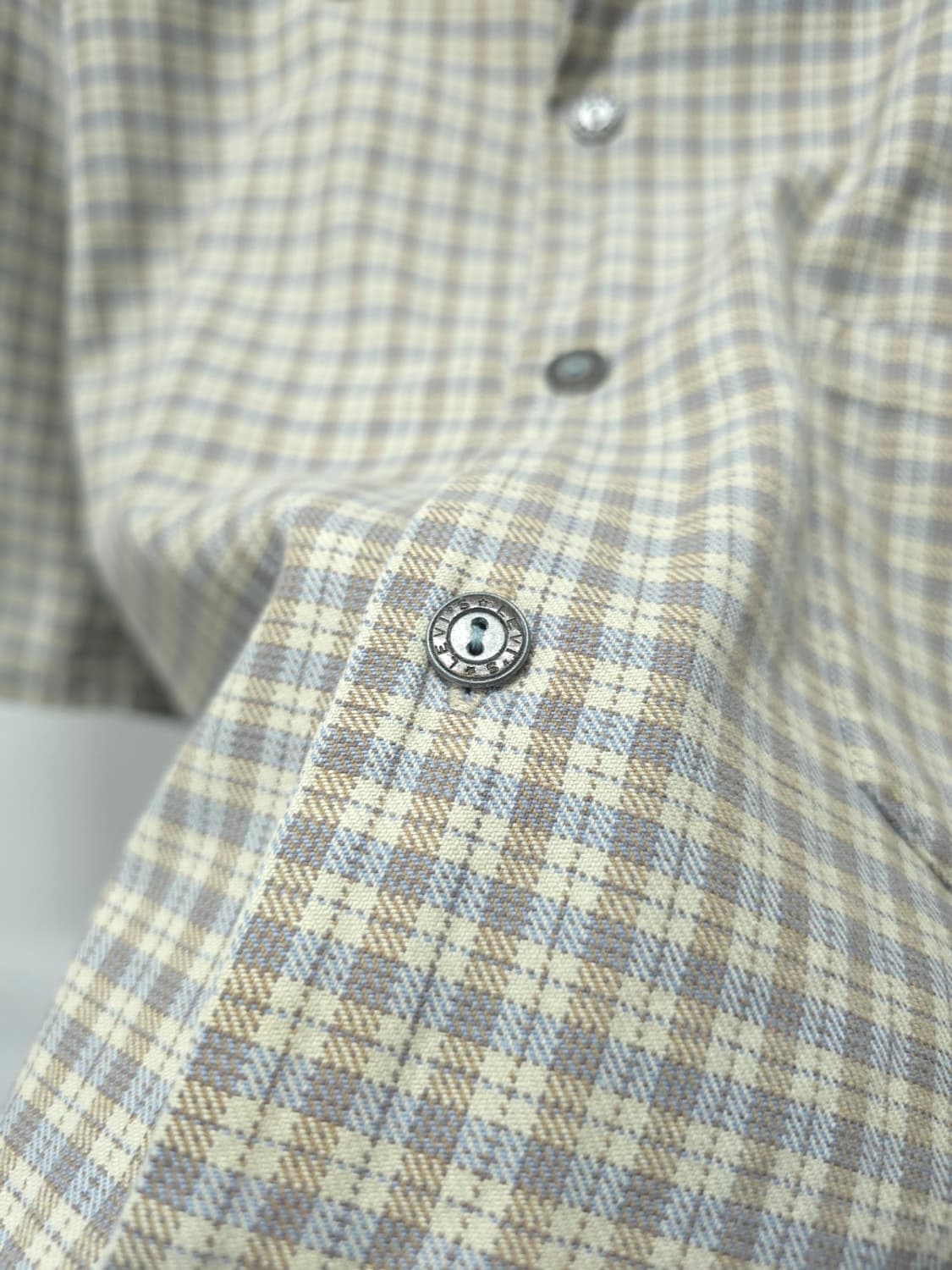 리바이스 90s 빈티지 화이트탭 체크 반팔 셔츠 (95100) 상품이미지6