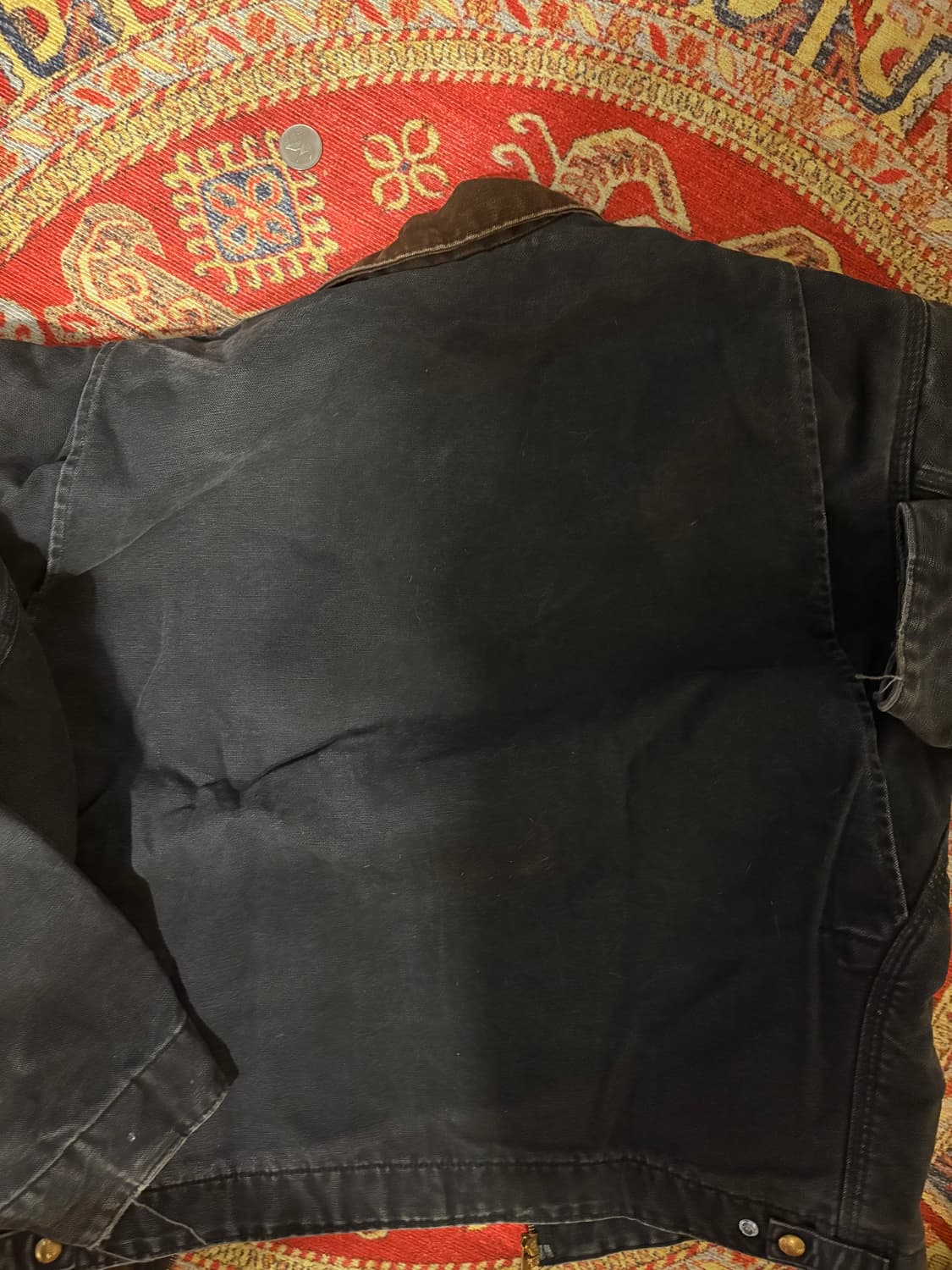칼하트 빈티지 J97 디트로이트 자켓 blk xl 상품이미지7