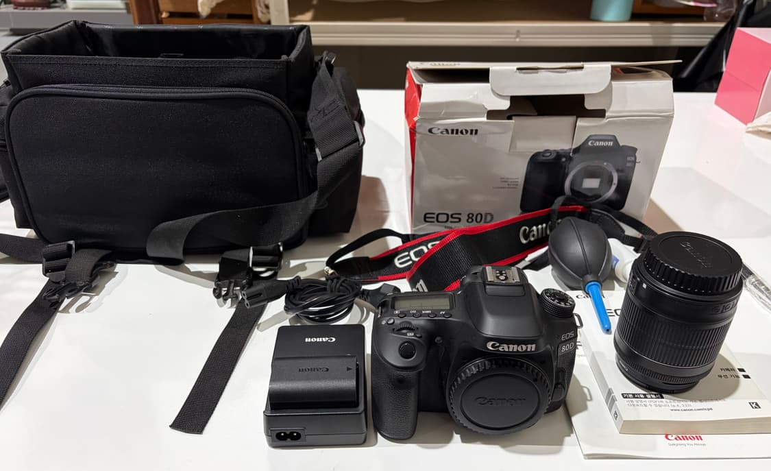 캐논 EOS 80D 카메라 + 렌즈 가방#신품급 상품이미지1