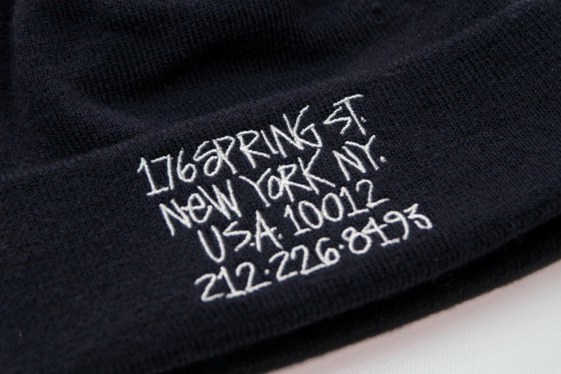 스투시 176 스프링 스트릿 자수 비니 네이비 상품이미지2