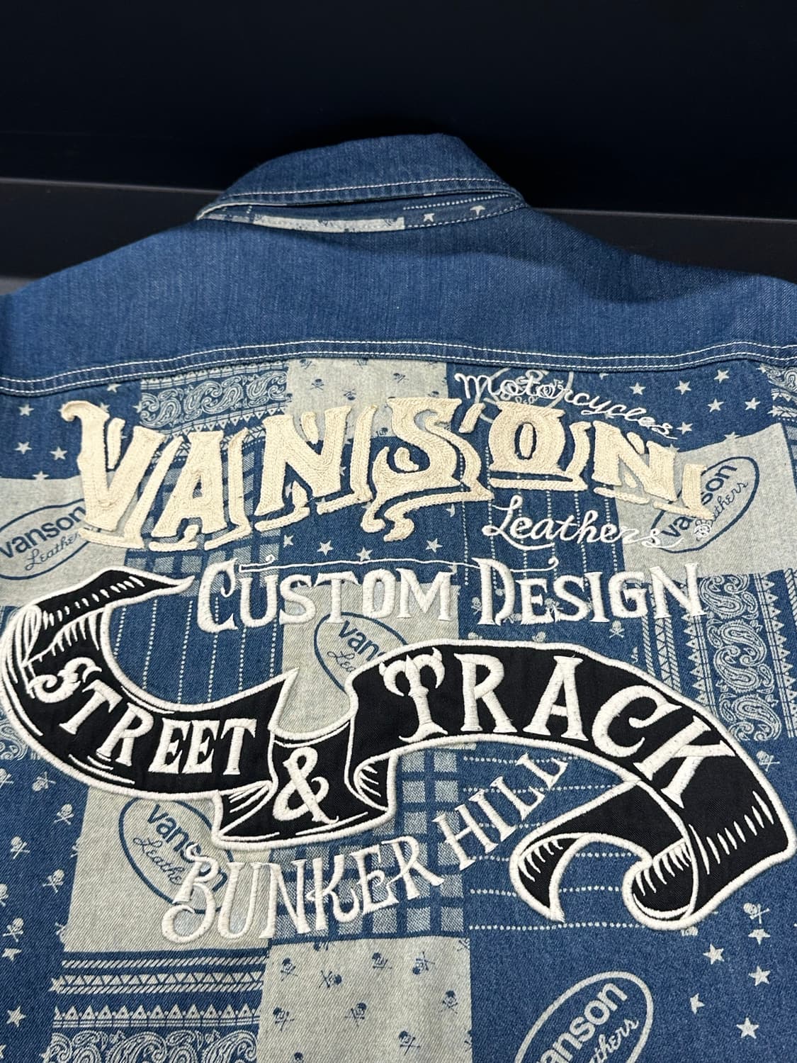 벤슨 패치워크 데님 셔츠 상품이미지6