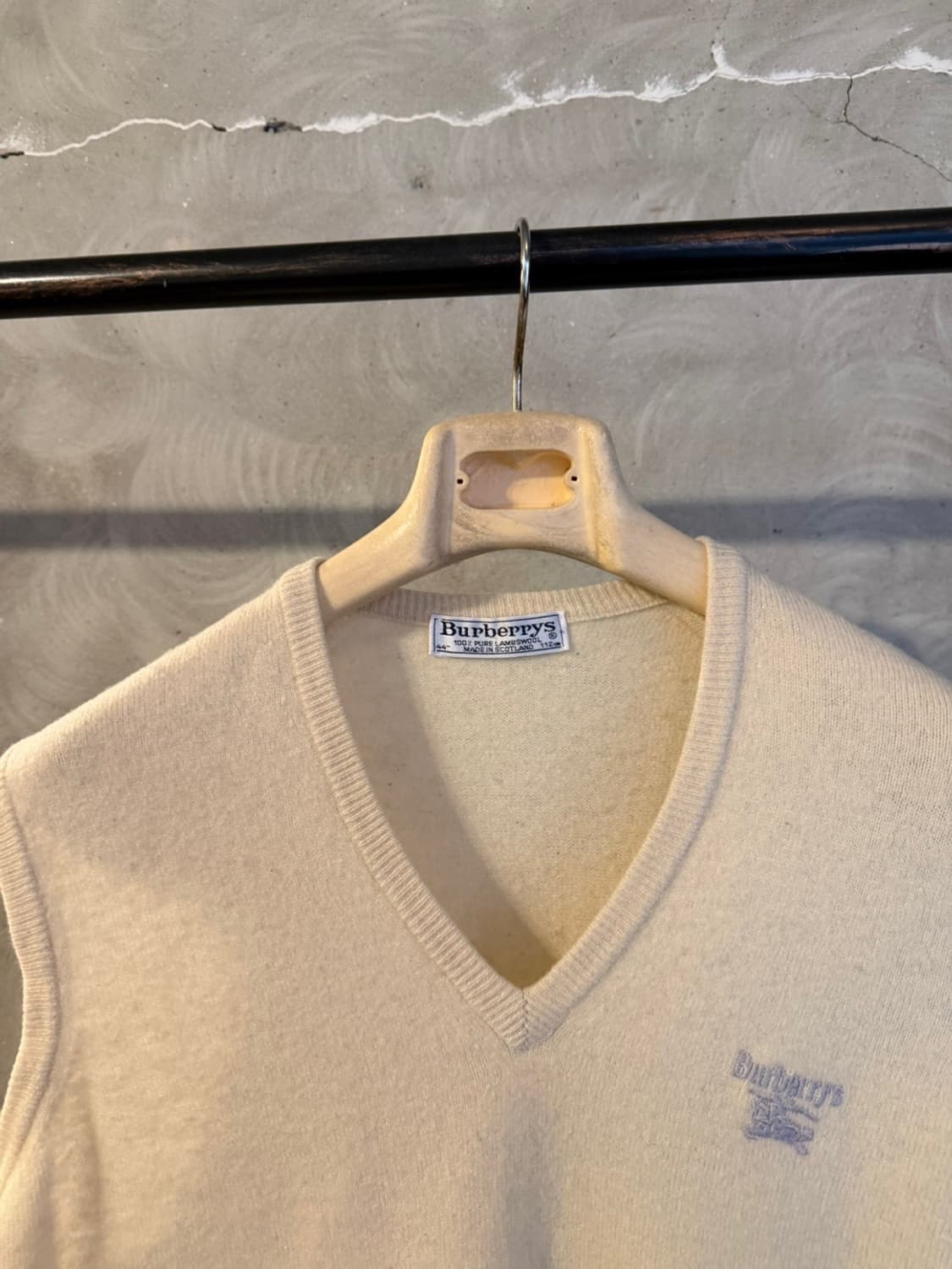 버버리 스코티쉬 램스울 니트 베스트 100 상품이미지3