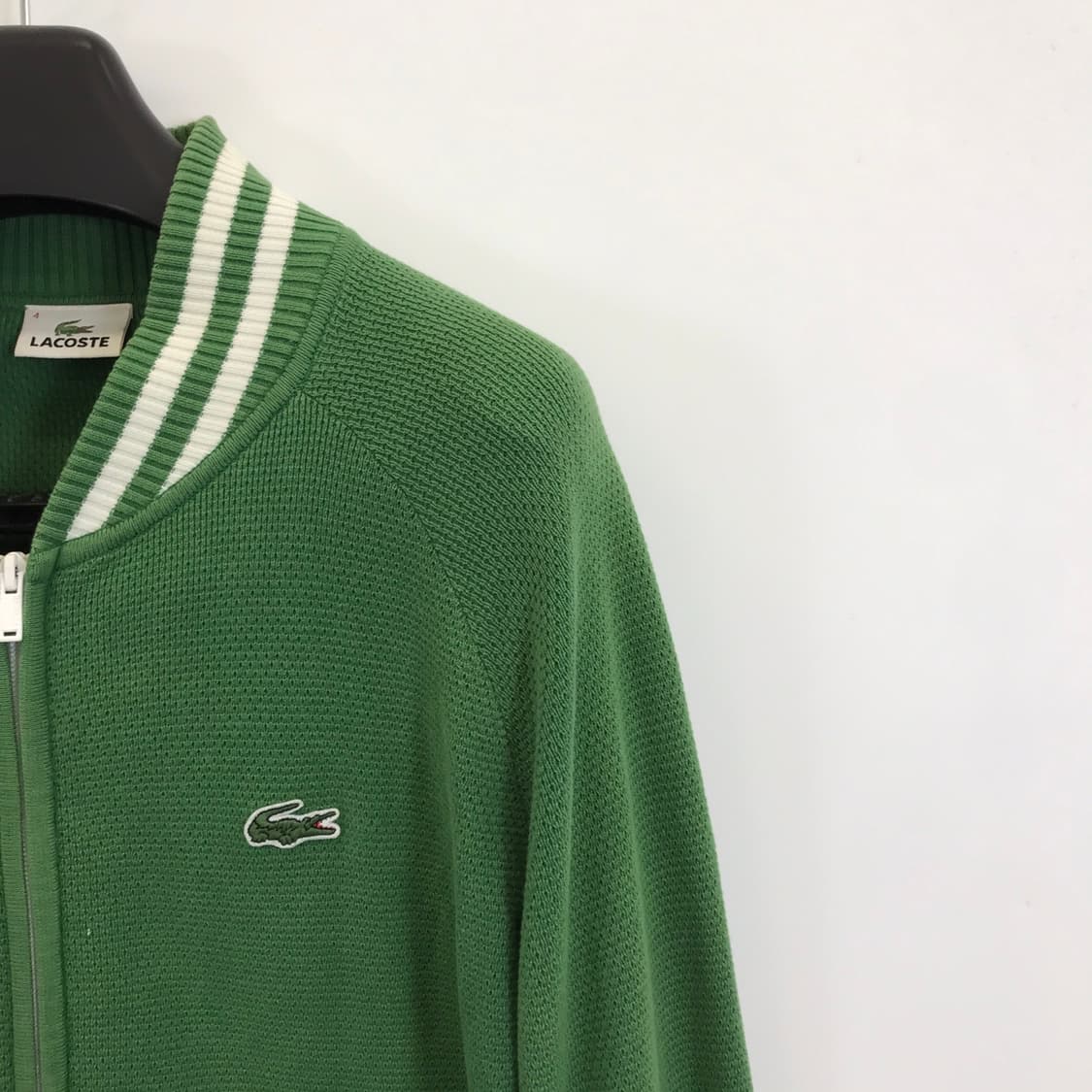 라코스테 투웨이 그린 니트집업 [4사이즈] 상품이미지2