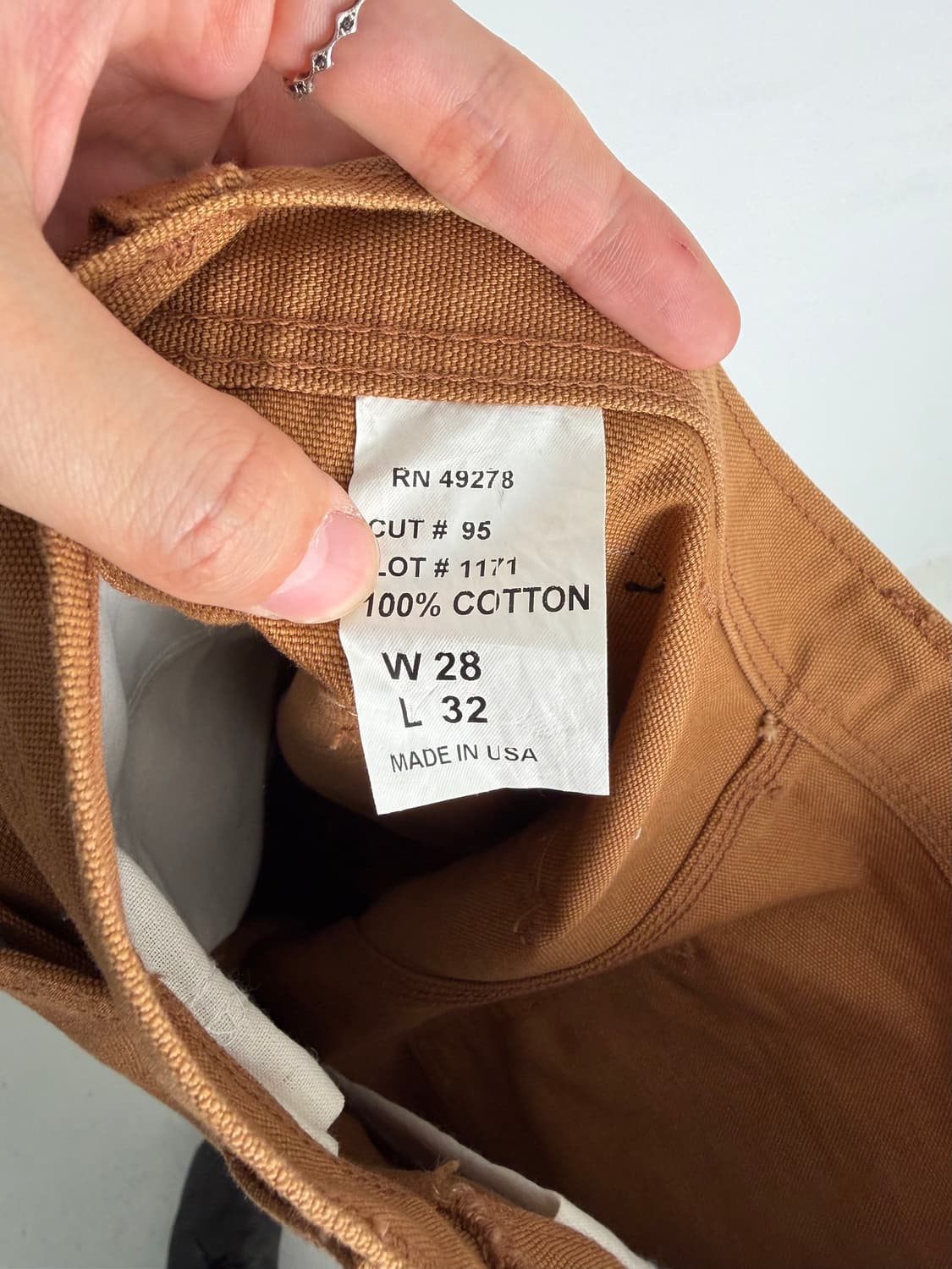 Keaton Chase 더블니 팬츠 made in USA 상품이미지5