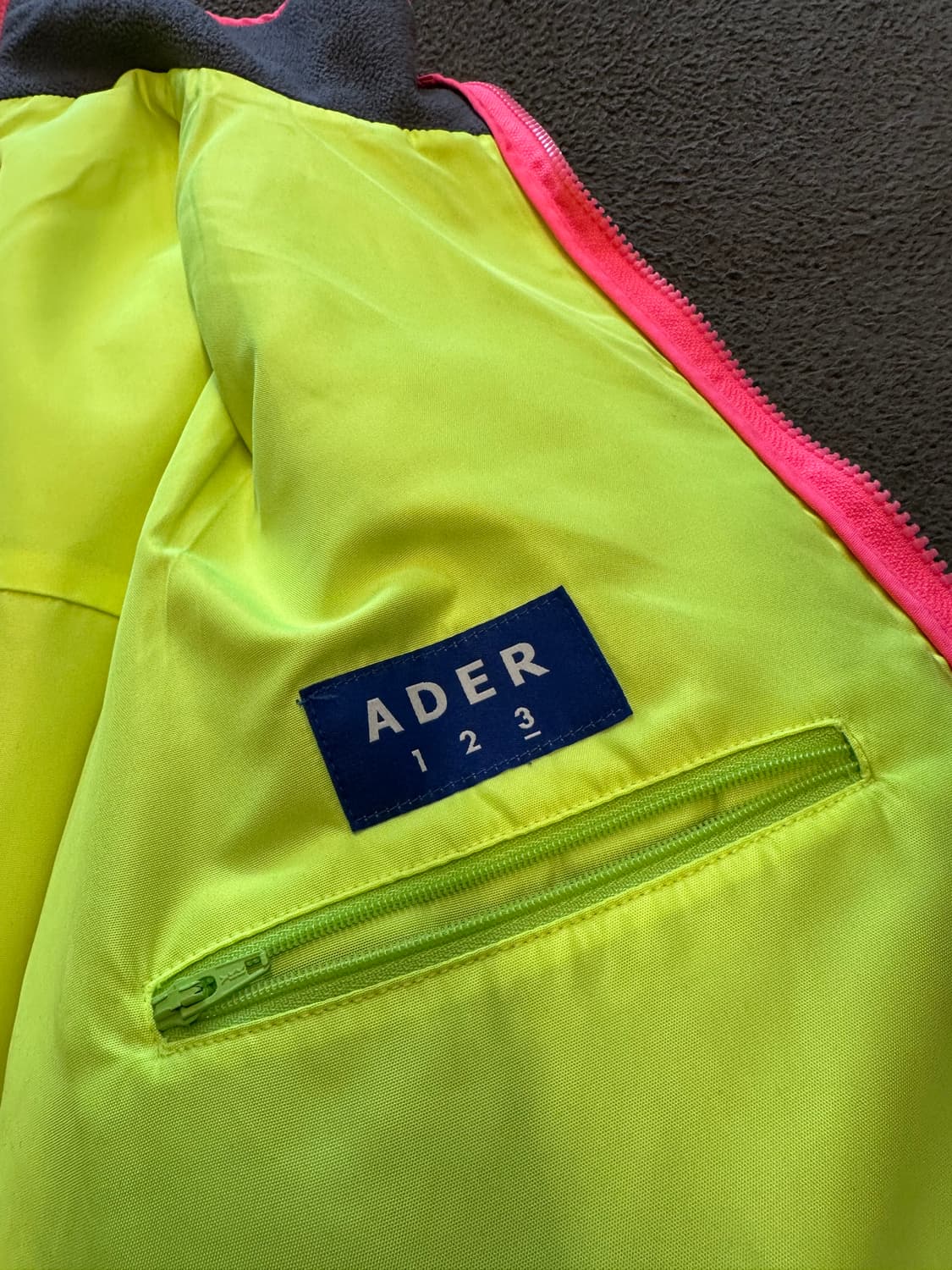 아더에러 컬러 블록 시어링 플리스 자켓 처분  상품이미지5