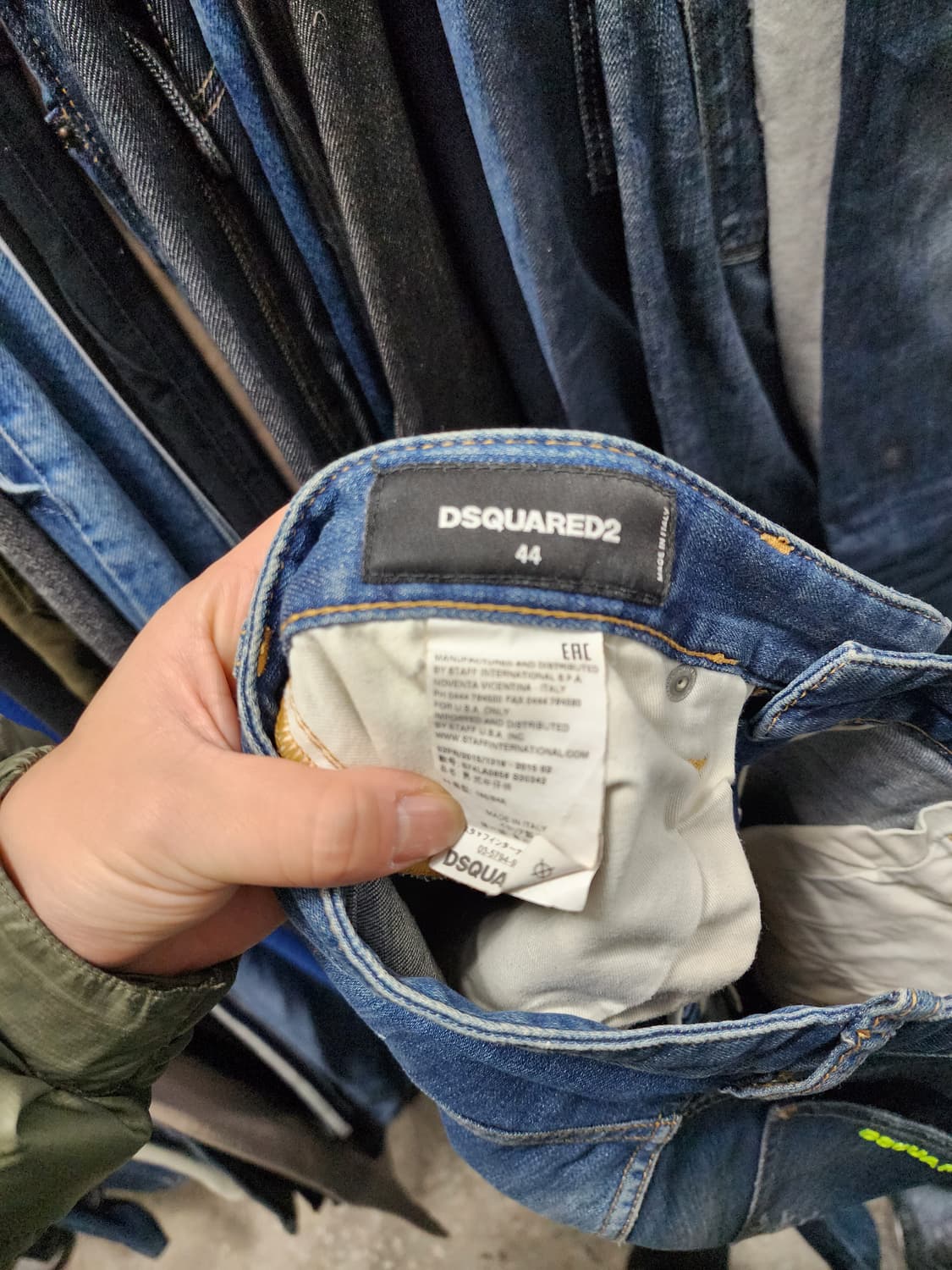 디스퀘어드2 쿨가이 네온진 바이커진 상품이미지7