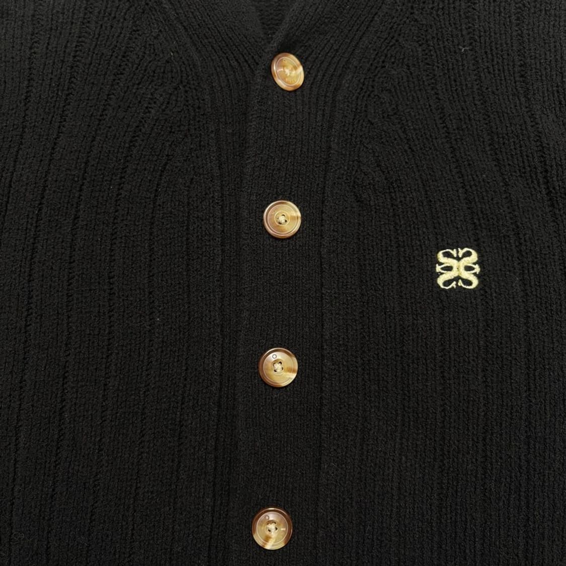 SATUR 파로 오버 사이즈 가디건 블랙 M 상품이미지4