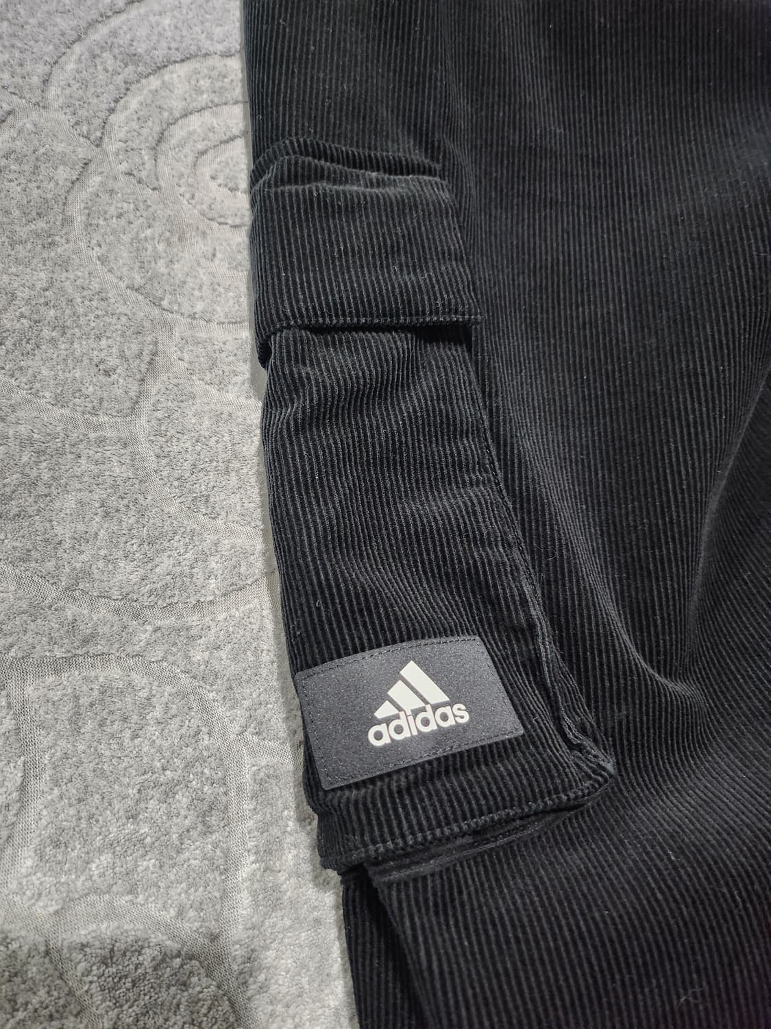 코듀로이 와이드 카고 팬츠 (발목 조절 가능) XL 상품이미지7