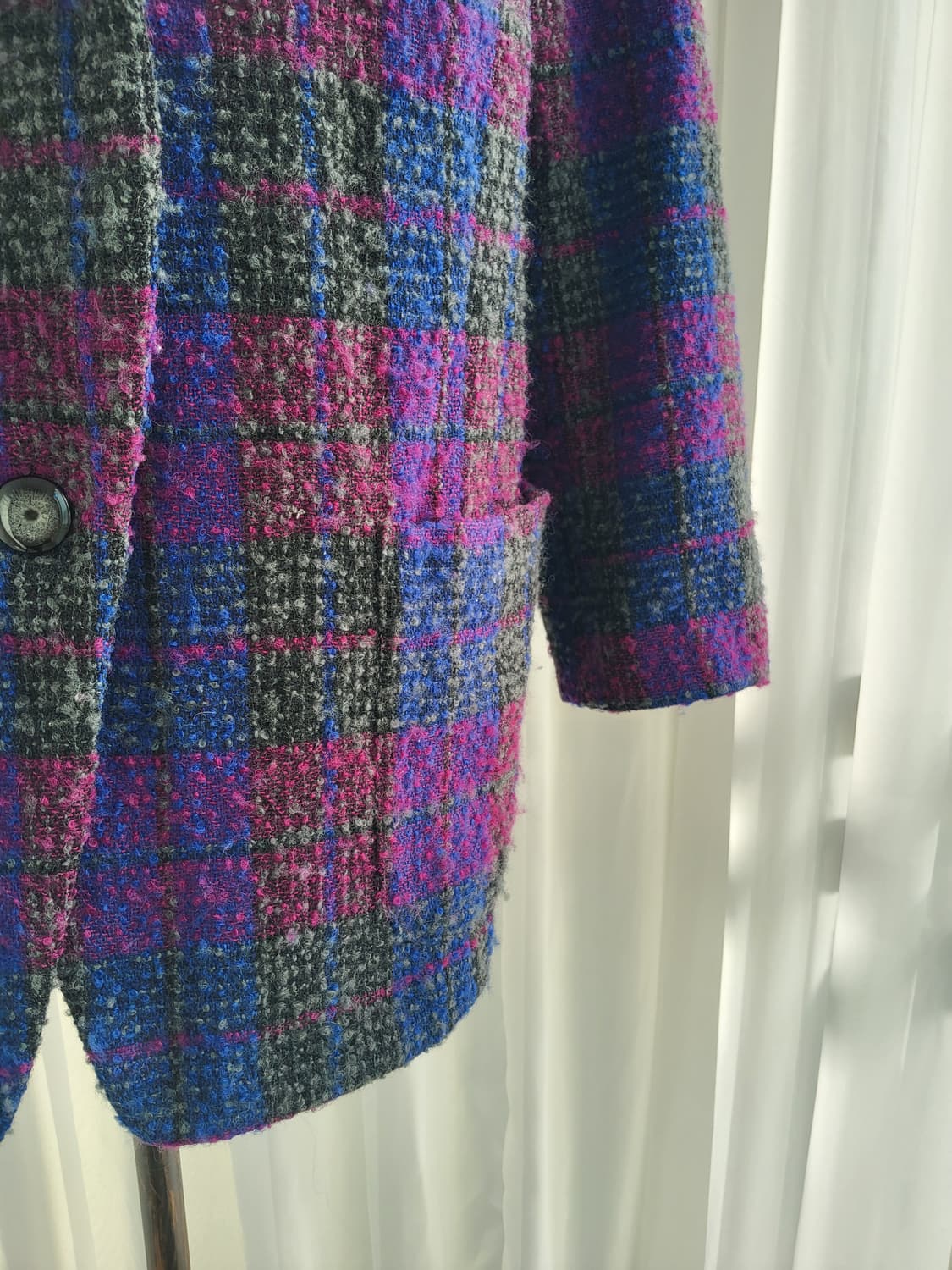 빈티지 체크 자켓 상품이미지6