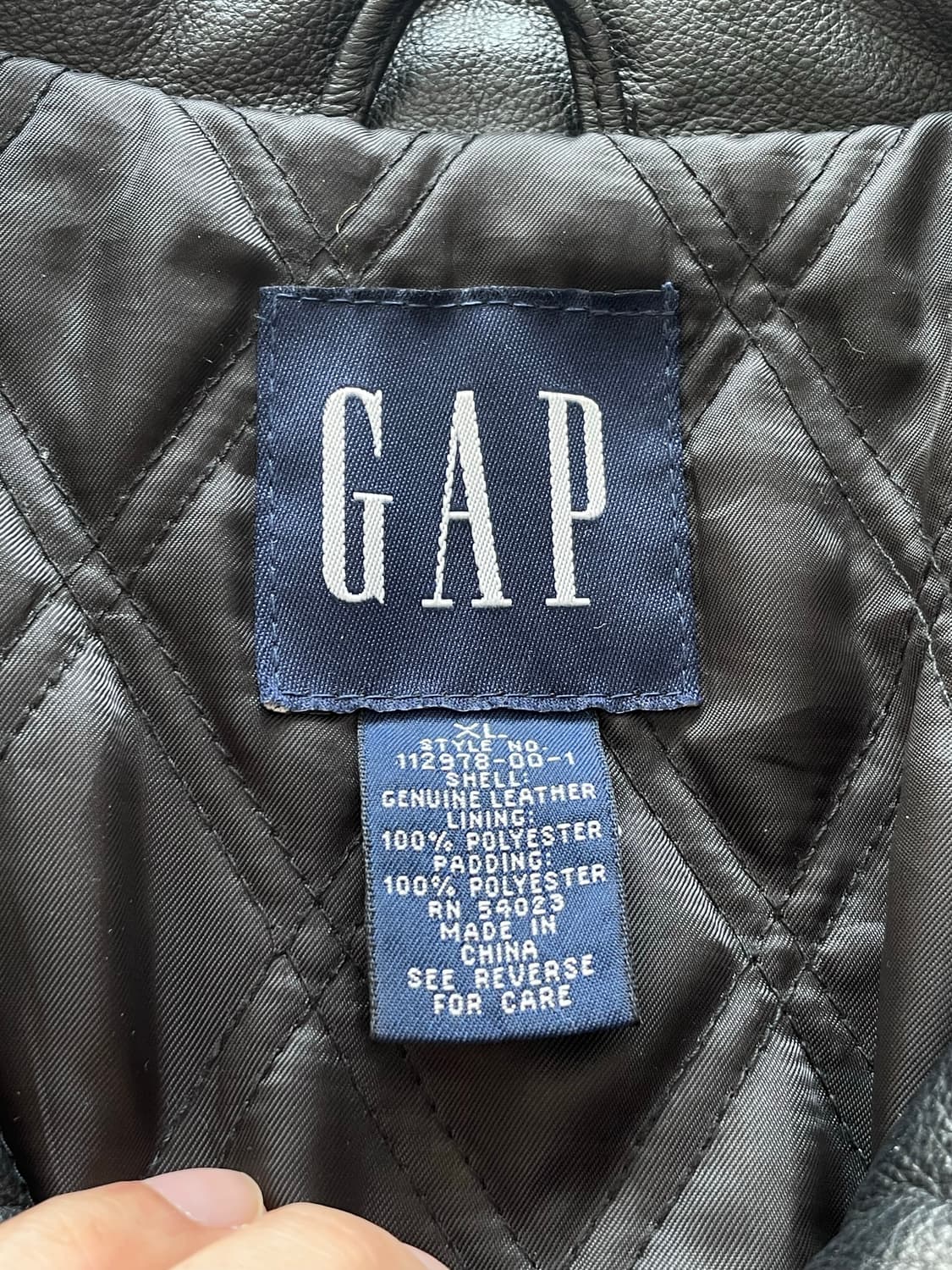 빈티지 올드갭 레더자켓 old gap leather 상품이미지6