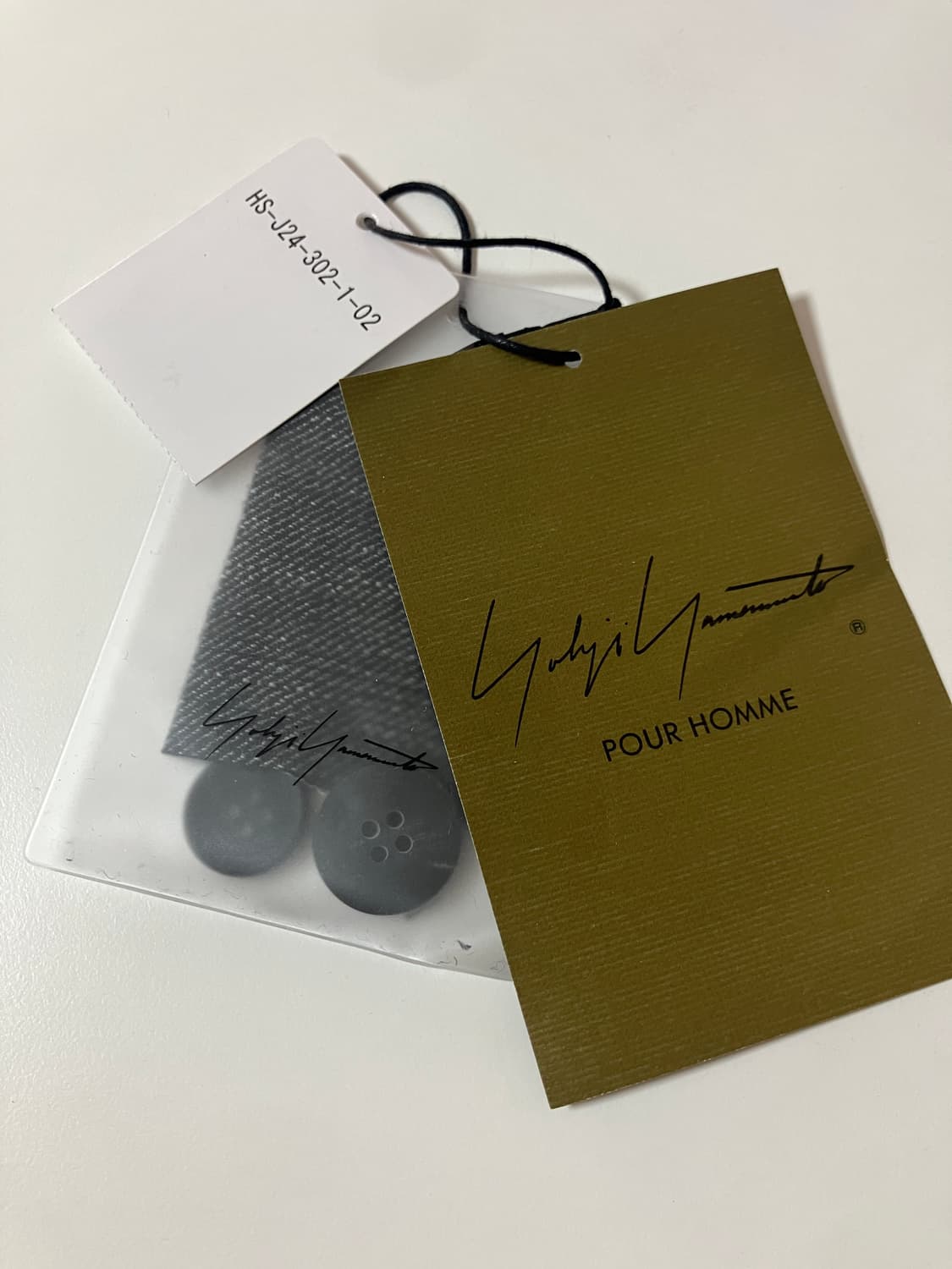 요지 야마모토 뿌르 옴므 24ss 리넨 자켓, 팬츠 셋업 상품이미지10