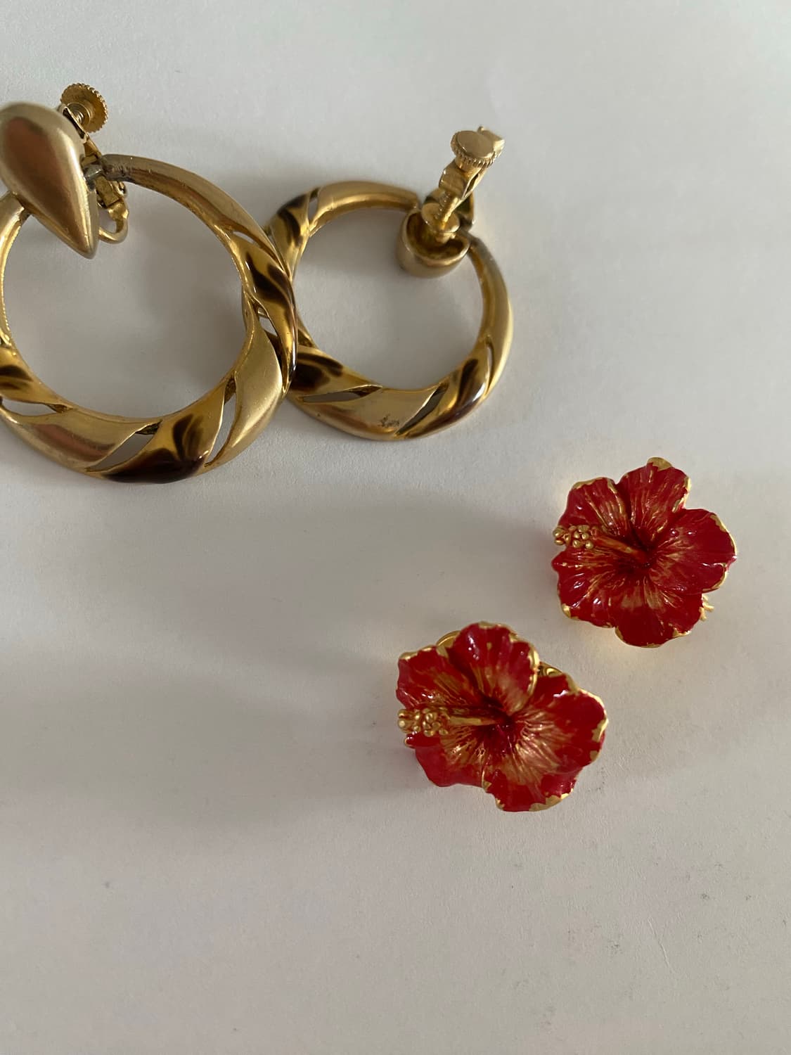 빈티지 귀찌형 귀걸이 2종 세트 상품이미지2